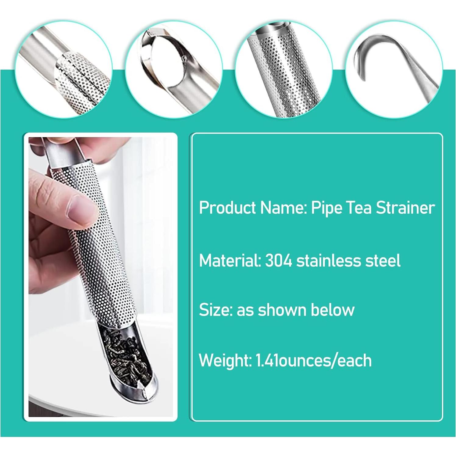 Set de Infusores de Té Serrenf Acero Inoxidable 3 Piezas