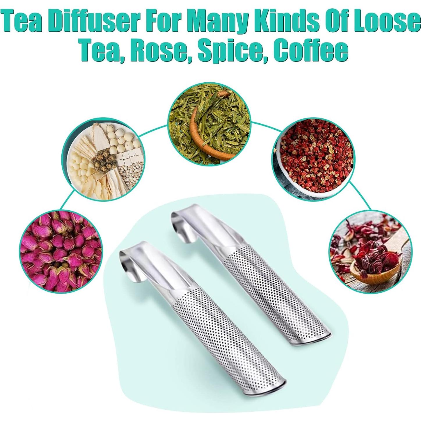 Set de Infusores de Té Serrenf Acero Inoxidable 3 Piezas