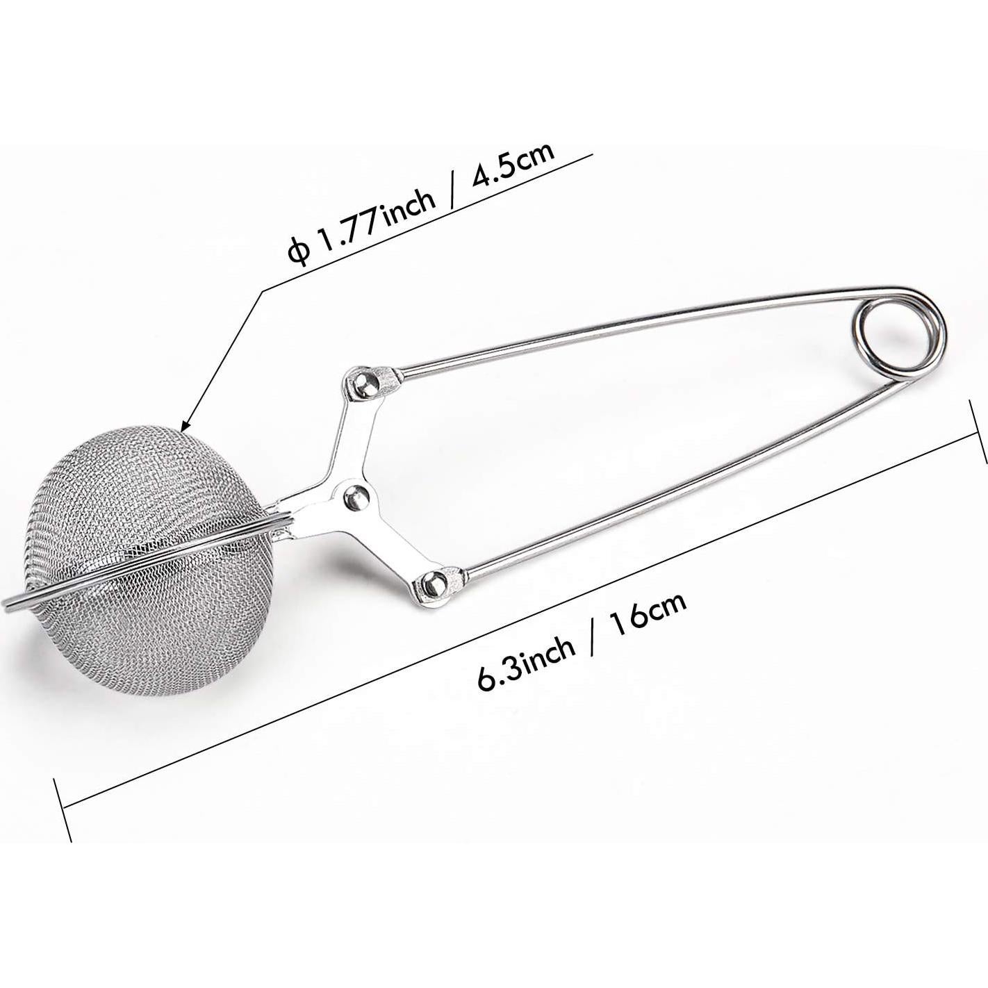 Coladores de Té JEXCULL Acero Inoxidable 4 Piezas 17 cm