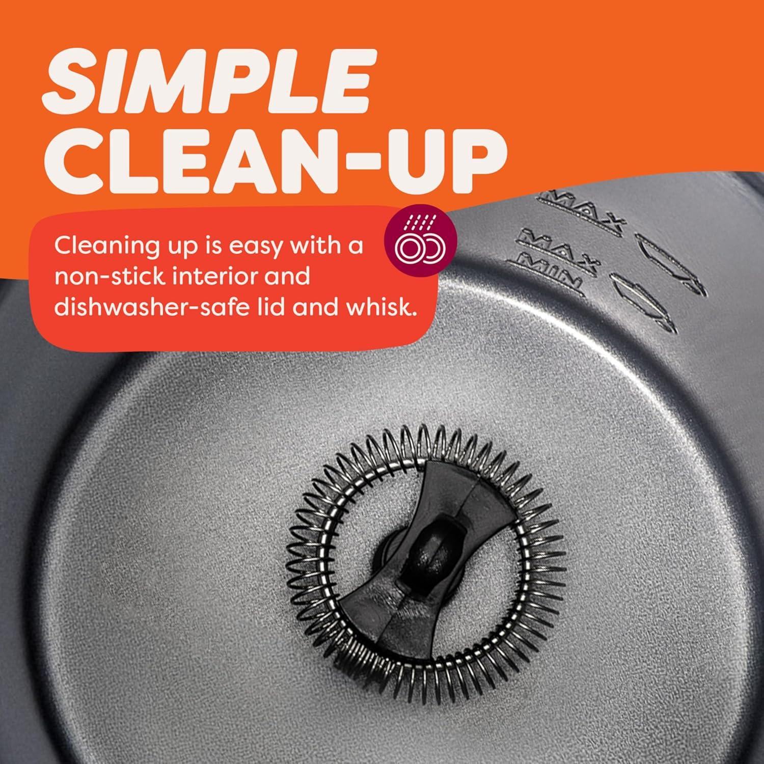 Espumador de Leche Instant Pot 500W 10oz Negro 4-en-1