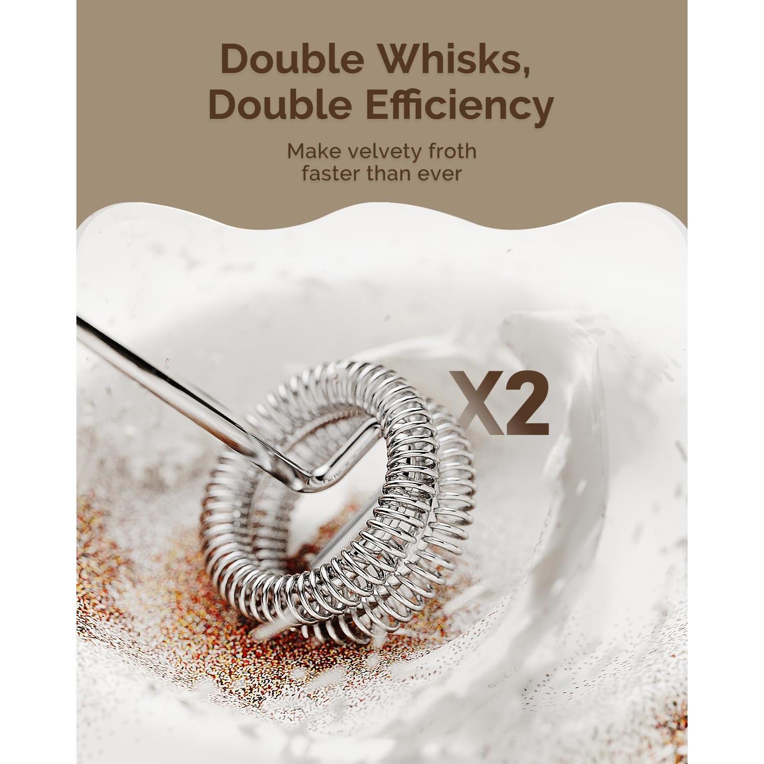 Espumador de Leche Recargable Maestri House MHMF06 Negro