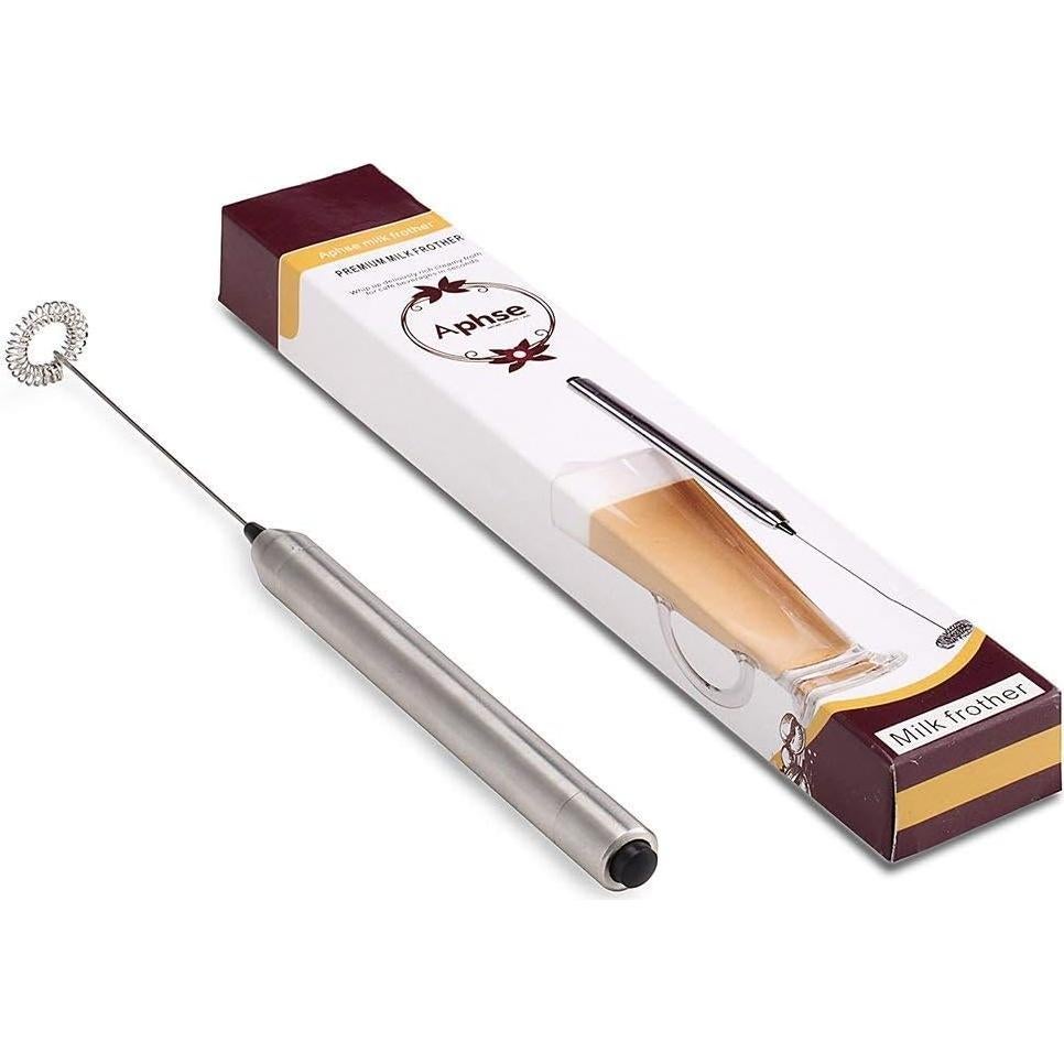 Espumador de Leche Eléctrico Aphse Mini Acero Inoxidable