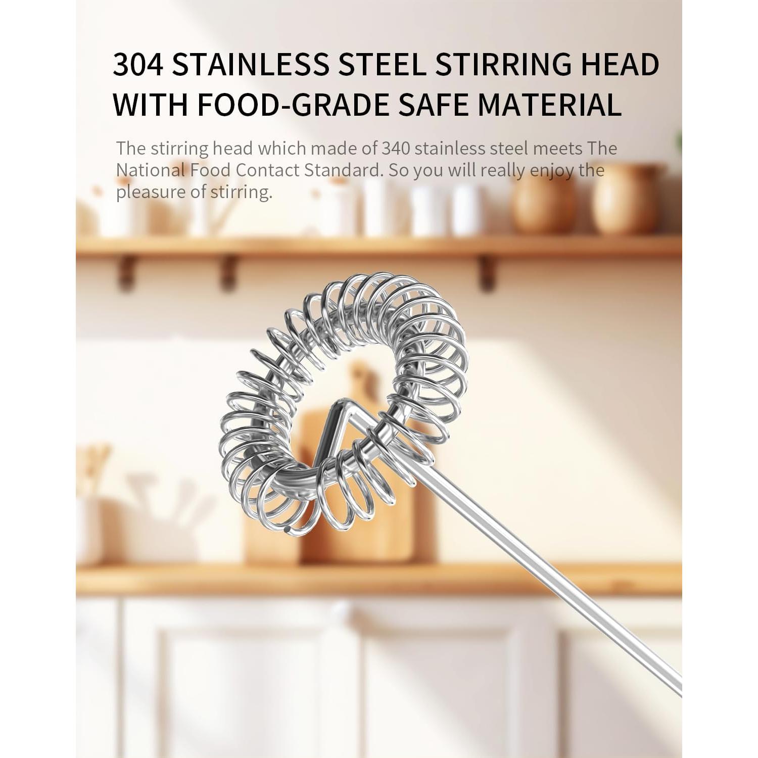 Espumador de Leche CIRCLE JOY Recargable USB Negro 5W