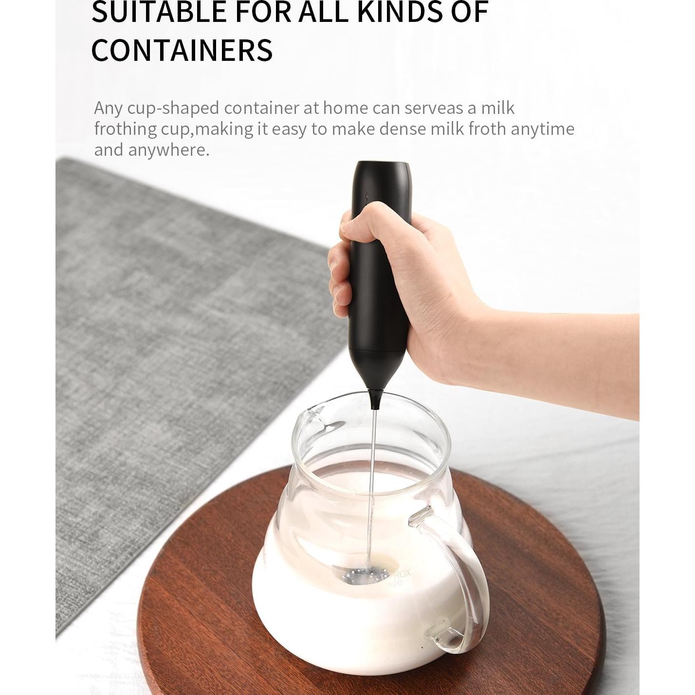 Espumador de Leche CIRCLE JOY Recargable USB Negro 5W