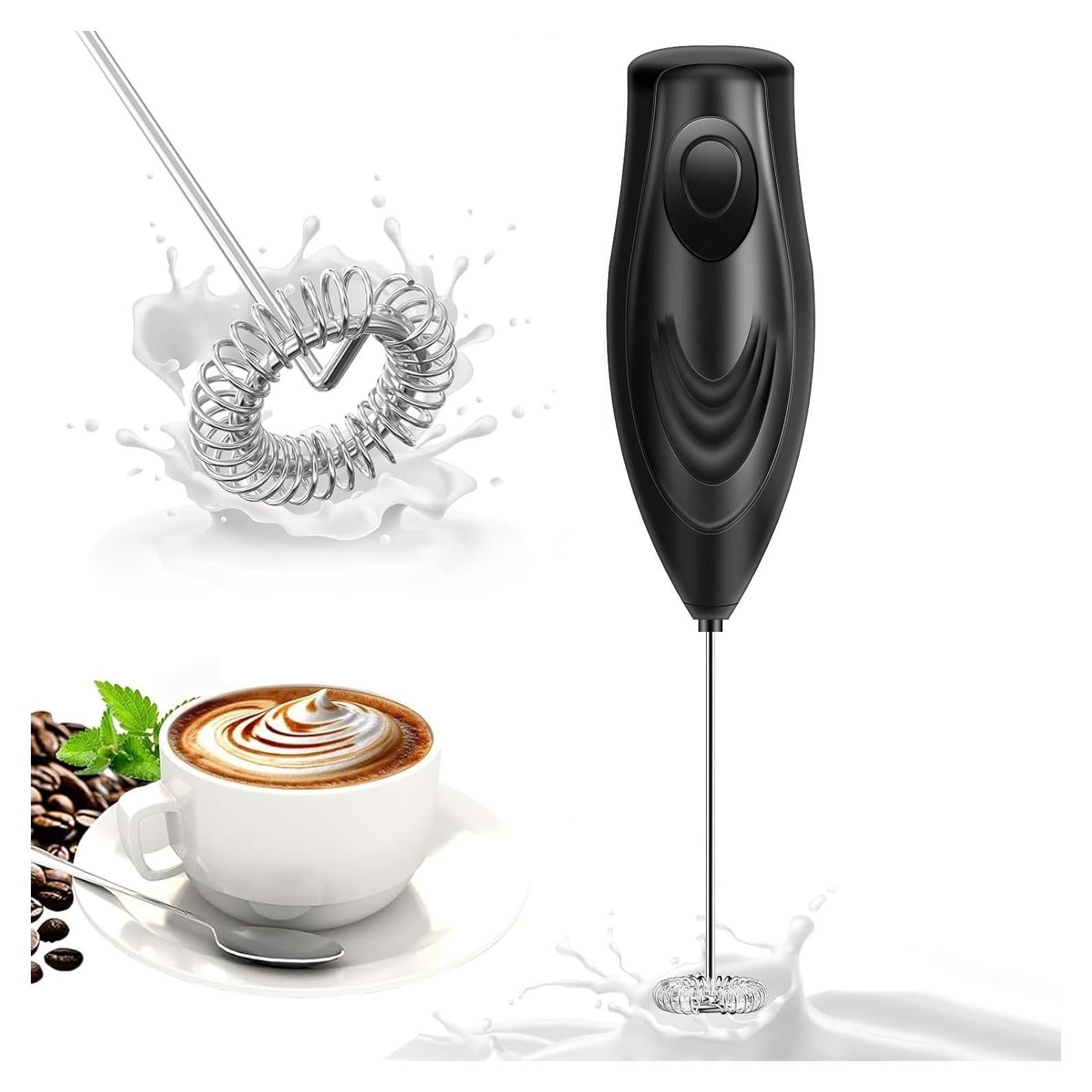 Batidor de Leche Eléctrico Portátil YOMLLIANG - Negro