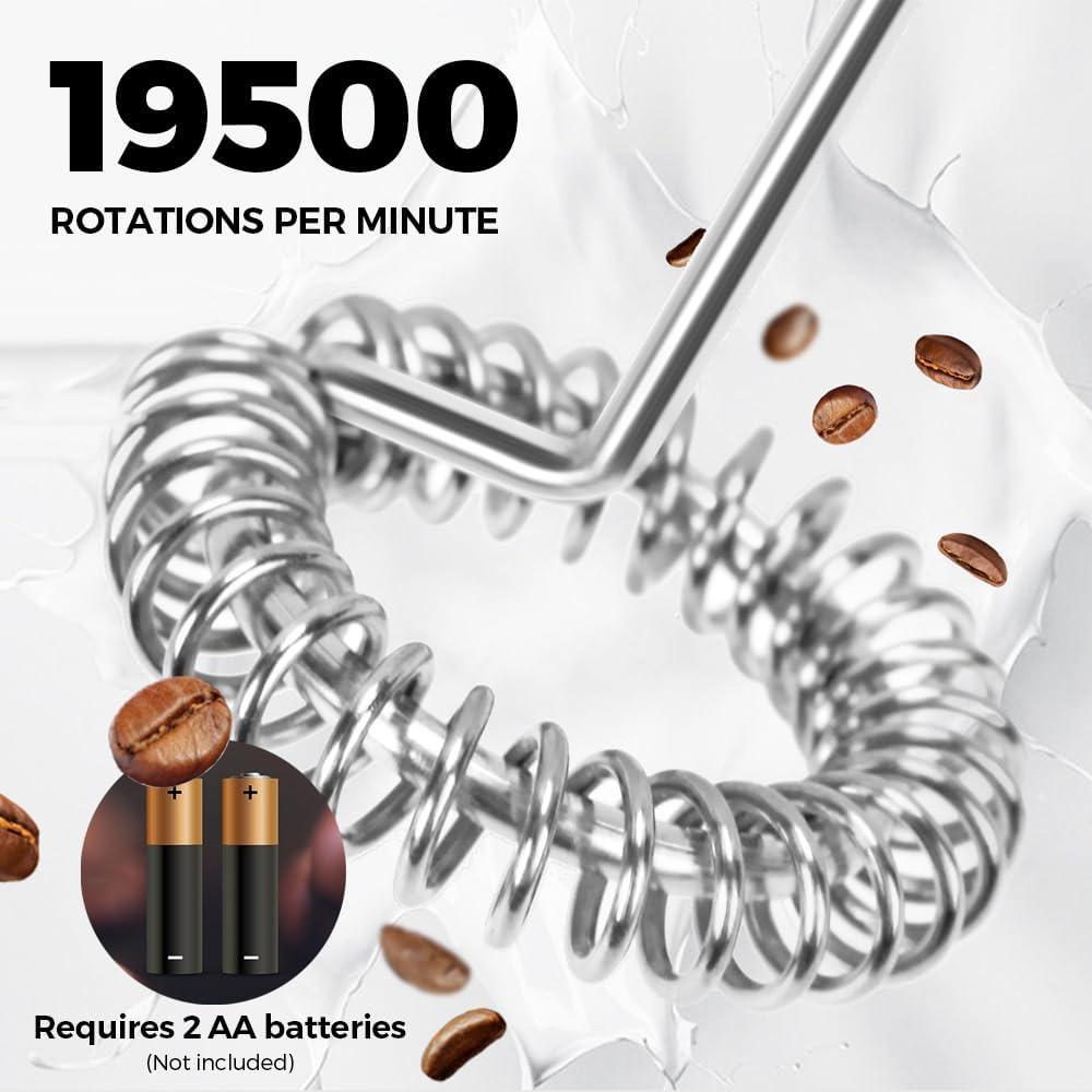 Batidor de Leche Eléctrico Portátil YOMLLIANG - Negro