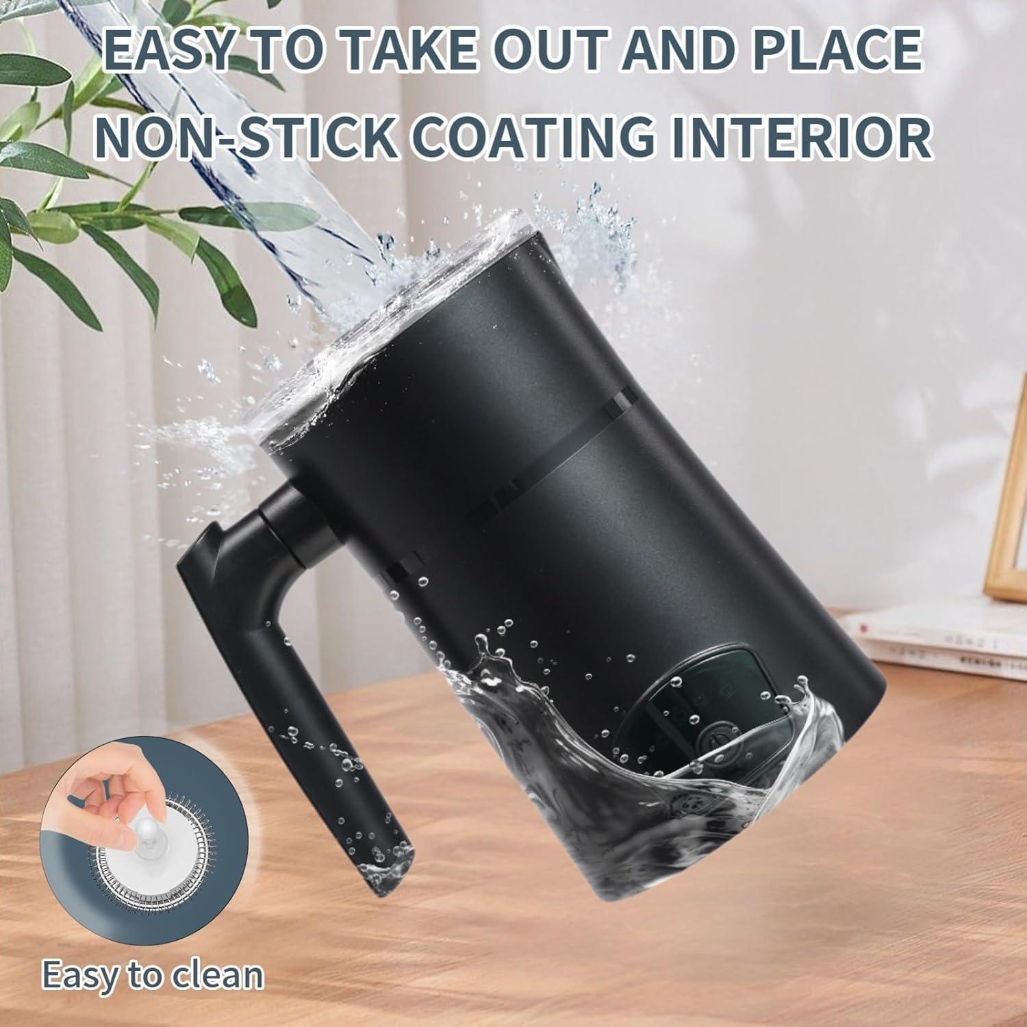 Espumador de Leche Eléctrico Siluowna MM05 350ml 4 en 1