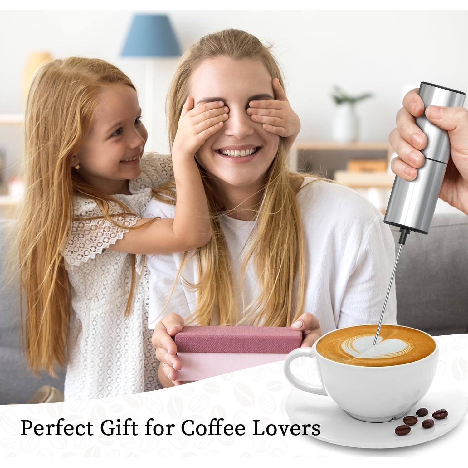 Espumador de Leche Eléctrico ELMWAY KJBQ-9 Acero Inoxidable