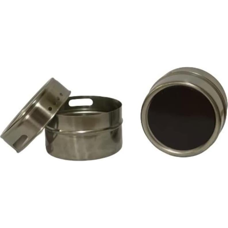 Kit Organizador de Especias Magnético TEEM - 6 Tarros 75ml