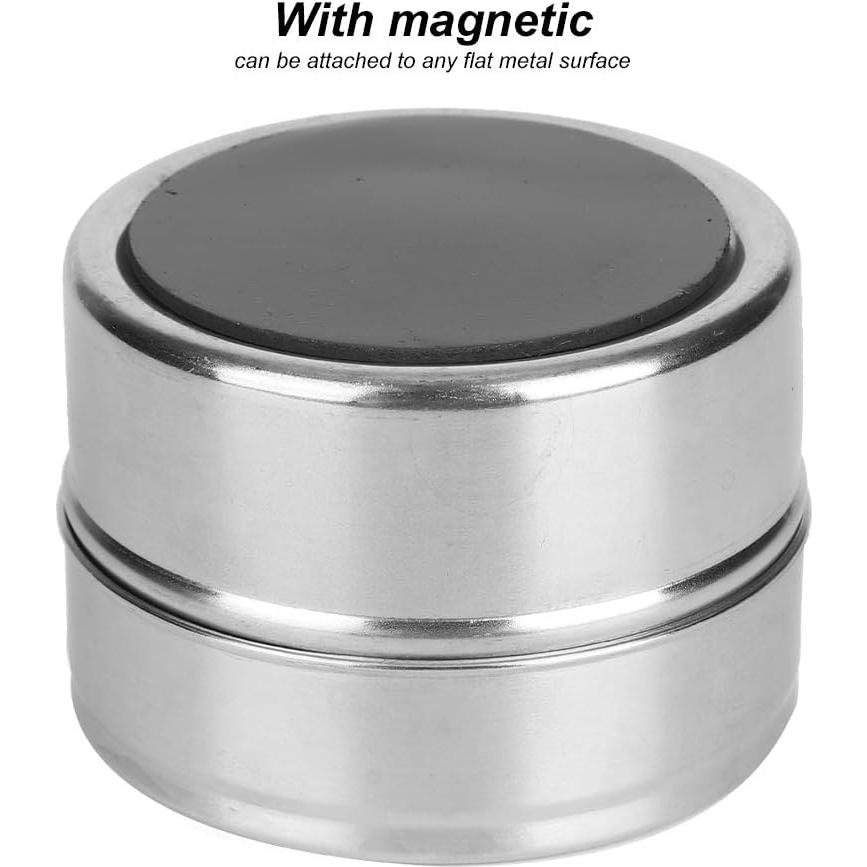 Set de 3 Latas de Especias Magnéticas Tomotato - Acero Inoxidable