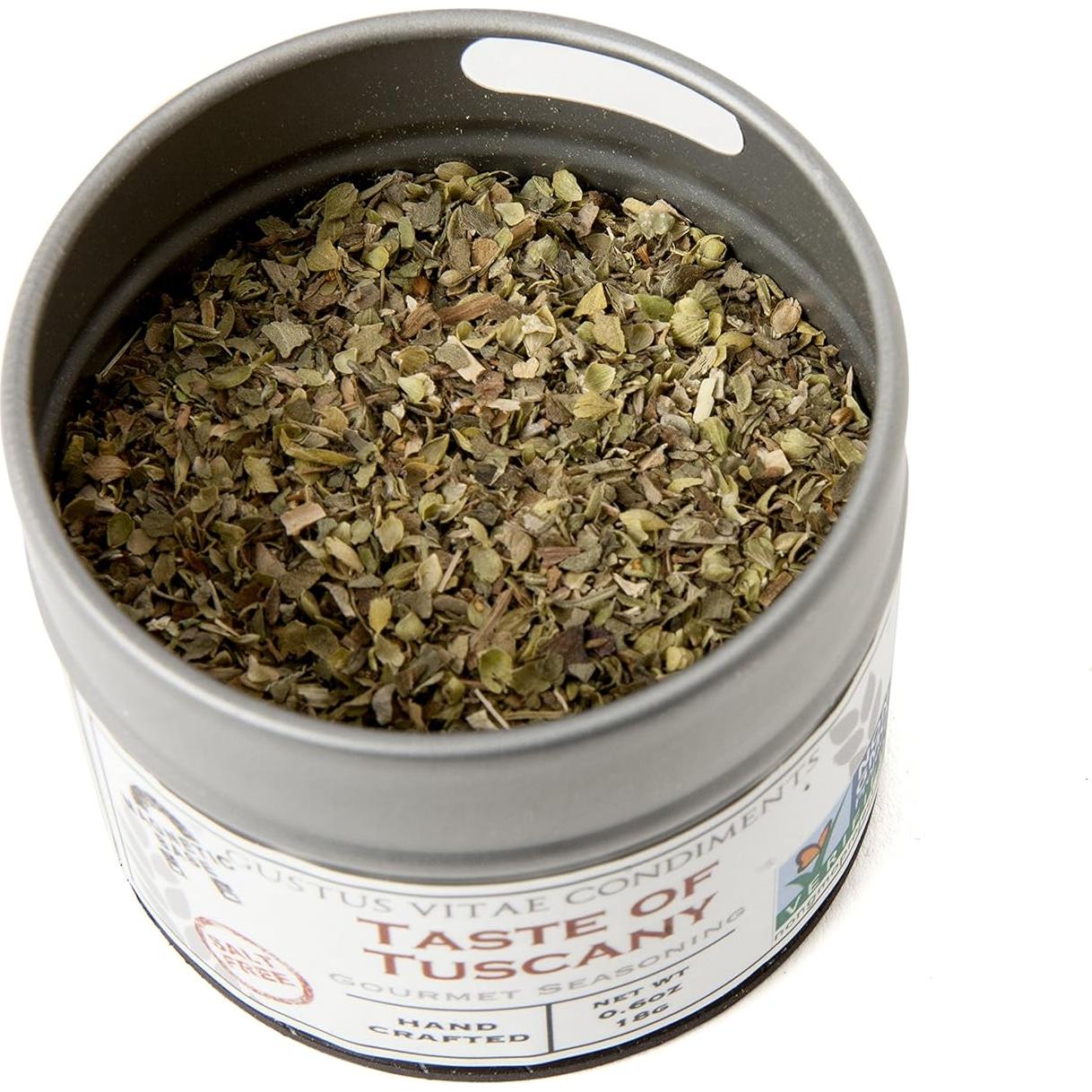 Colección Gourmet de Sazonadores Gustus Vitae - 6 Latas Magnéticas