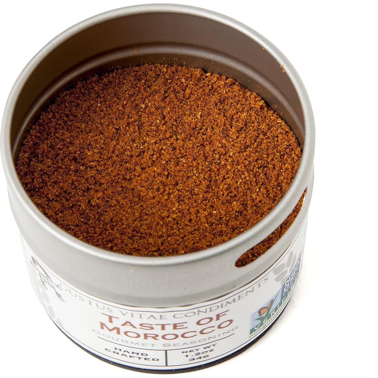 Colección Gourmet de Sazonadores Gustus Vitae - 6 Latas Magnéticas