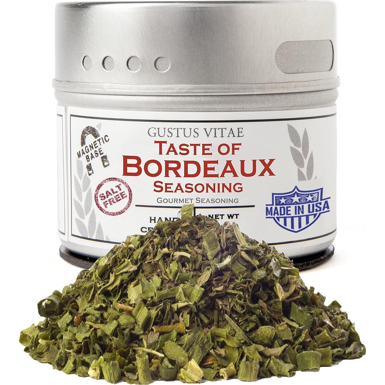 Colección de Condimentos Gourmet Gustus Vitae - 6 Latas Magnéticas