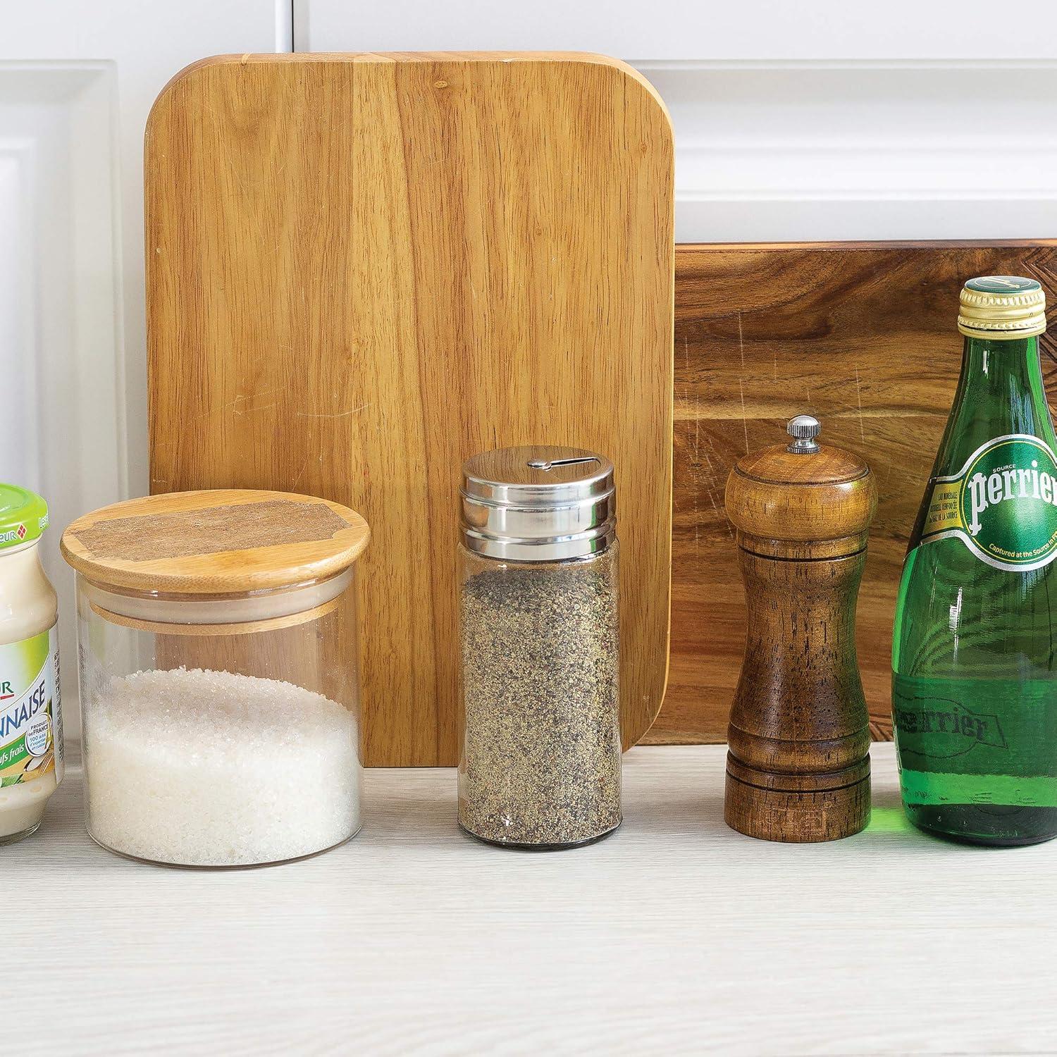 Tarro de Especias de Vidrio Fox Run 5167 con Tapa de Acero Inoxidable 180ml