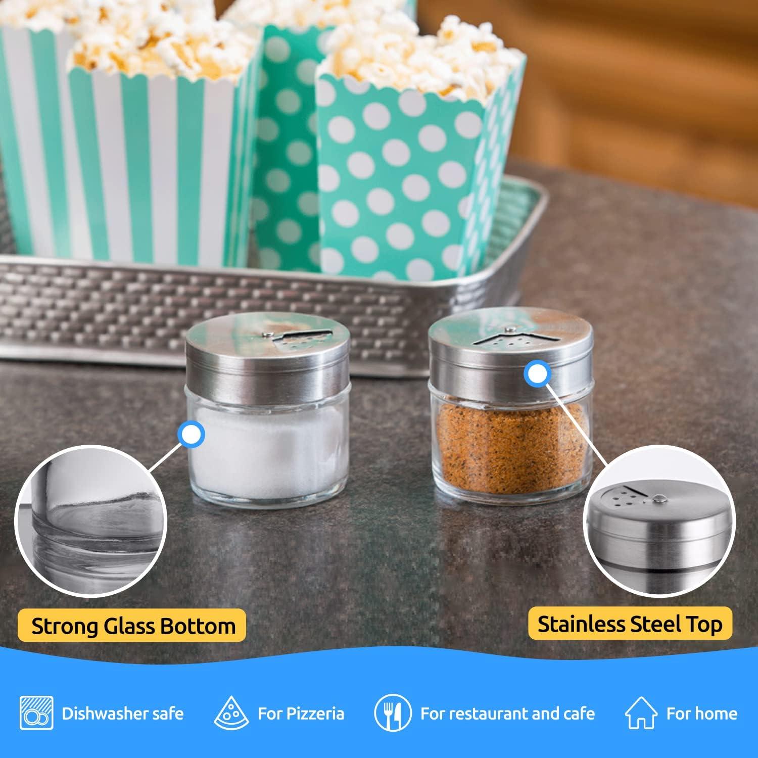 Tarros de Especias de Vidrio CUSINIUM 2-Pack 85g con Tapa Ajustable