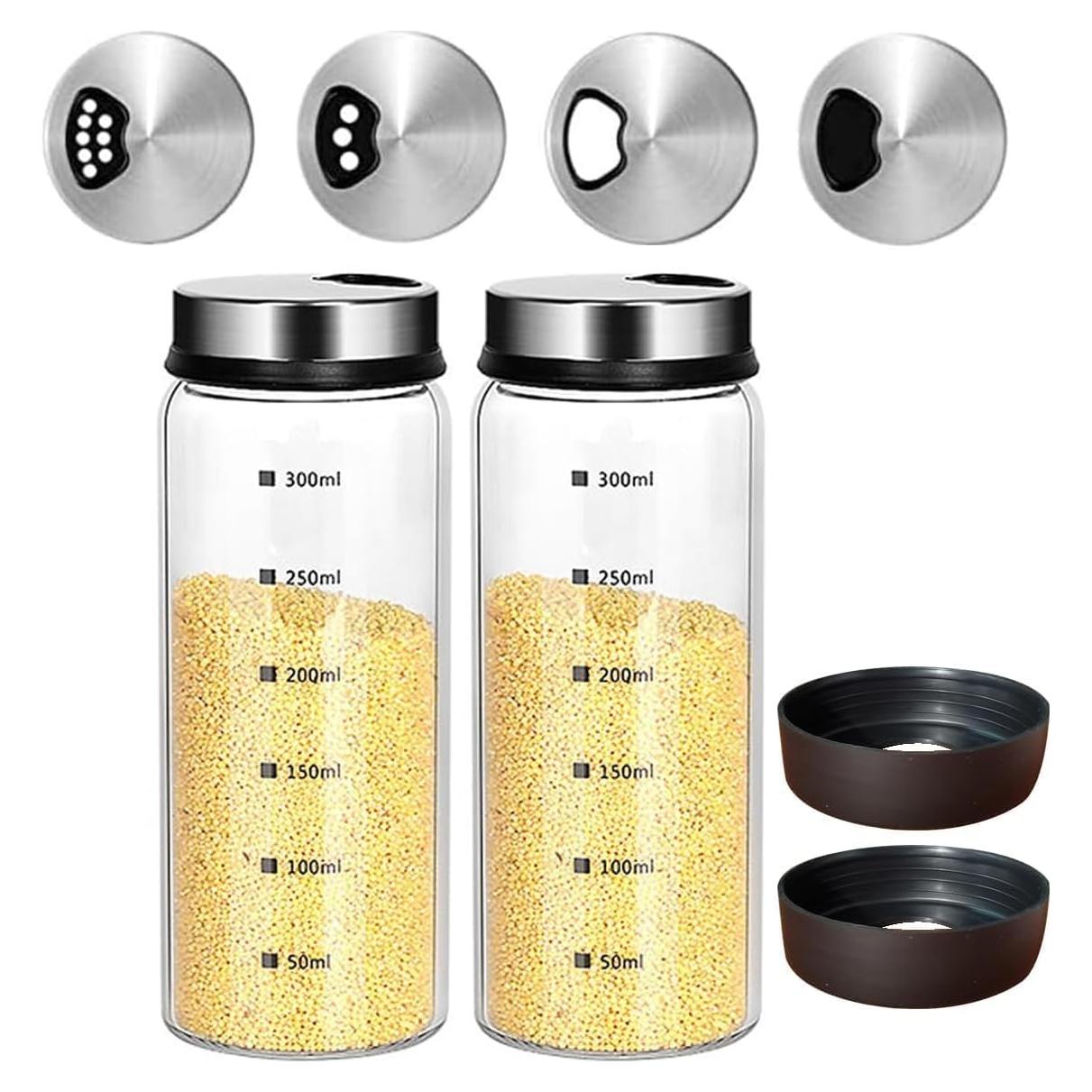 Juego de Salero y Pimentero Verdental 300ml Acero Inoxidable