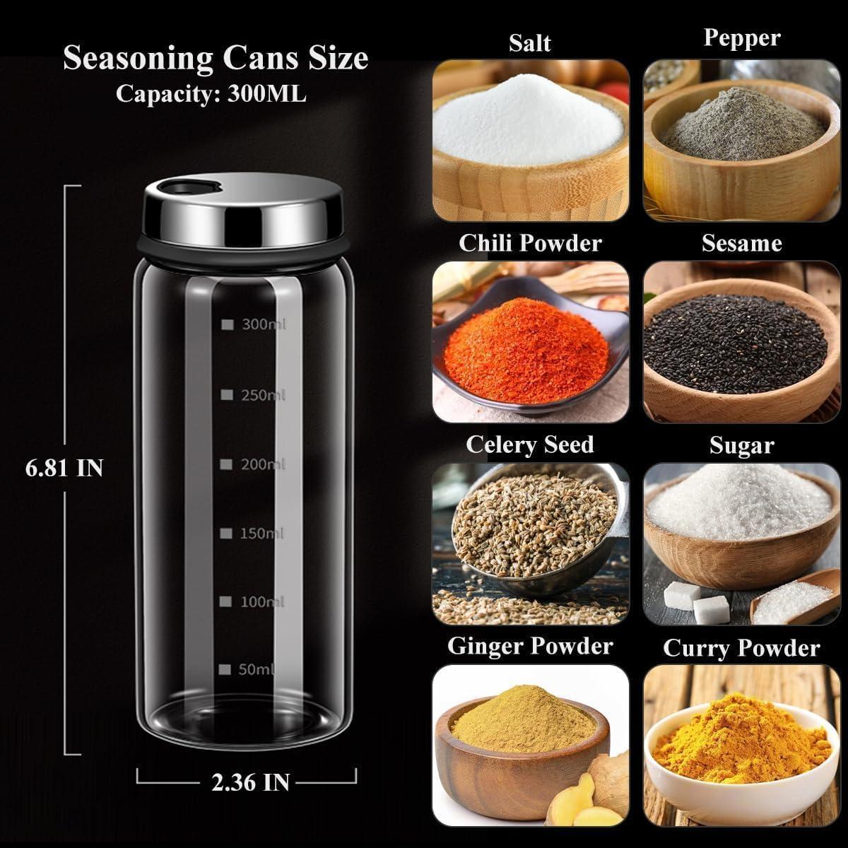 Juego de Salero y Pimentero Verdental 300ml Acero Inoxidable