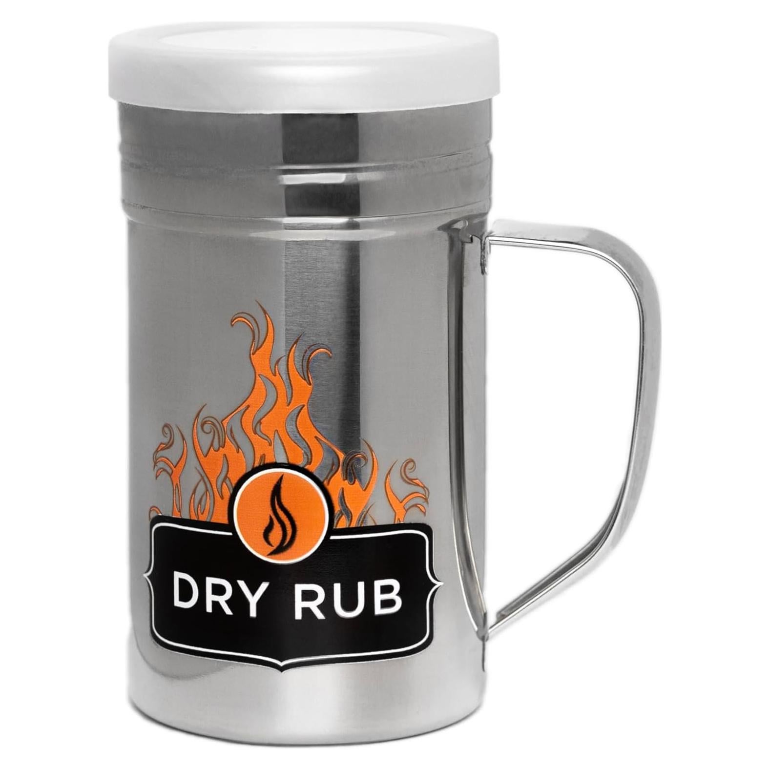 Shaker de Especias Acero Inoxidable Outset 368g Tapa Hermética