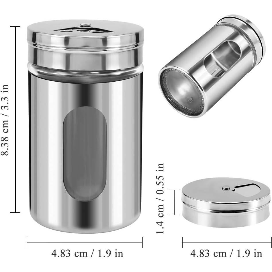 Saleros y Pimenteros Accmor de Acero Inoxidable 2 Piezas