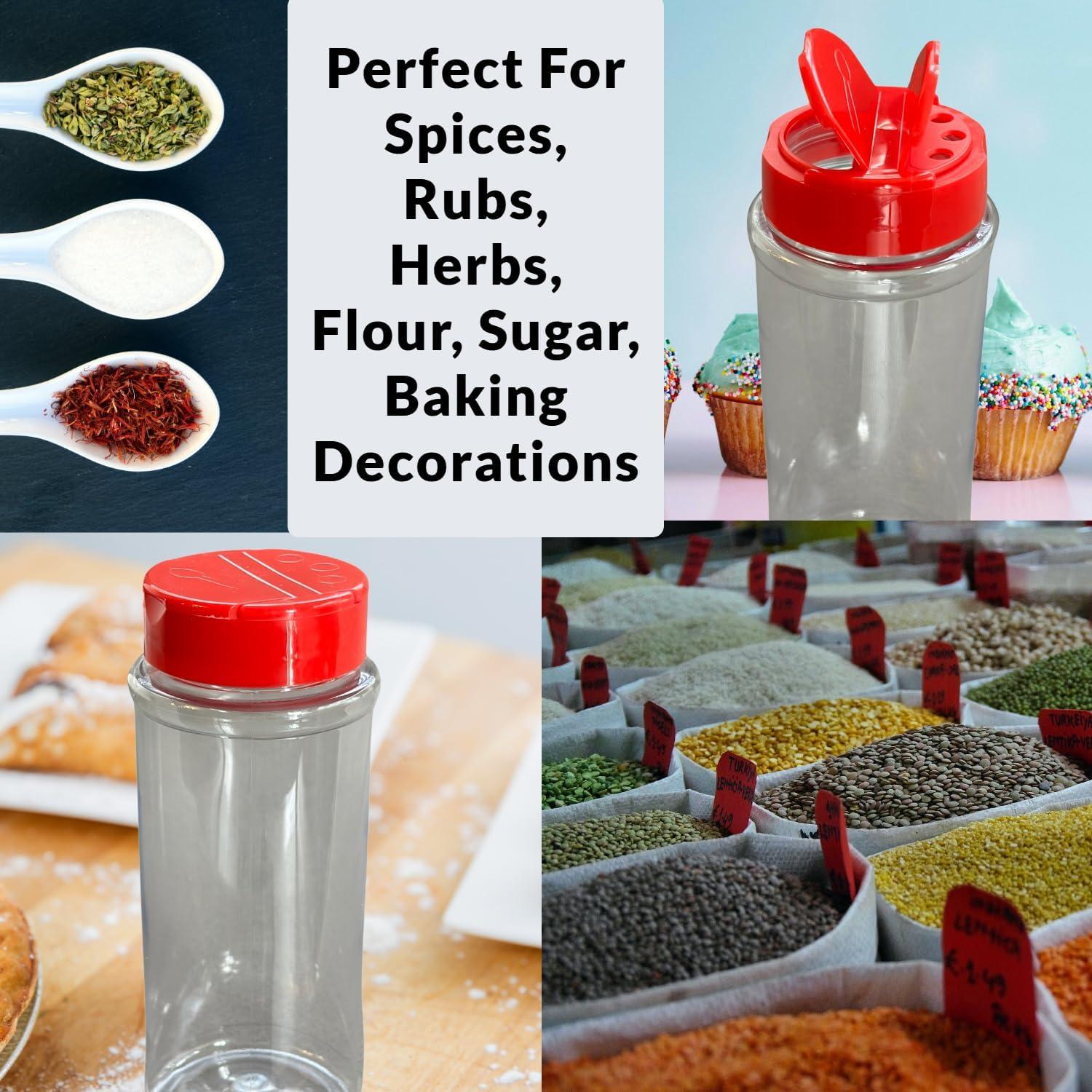 Set de 3 Botellas de Especias Skyway 12 OZ - Plástico Claro