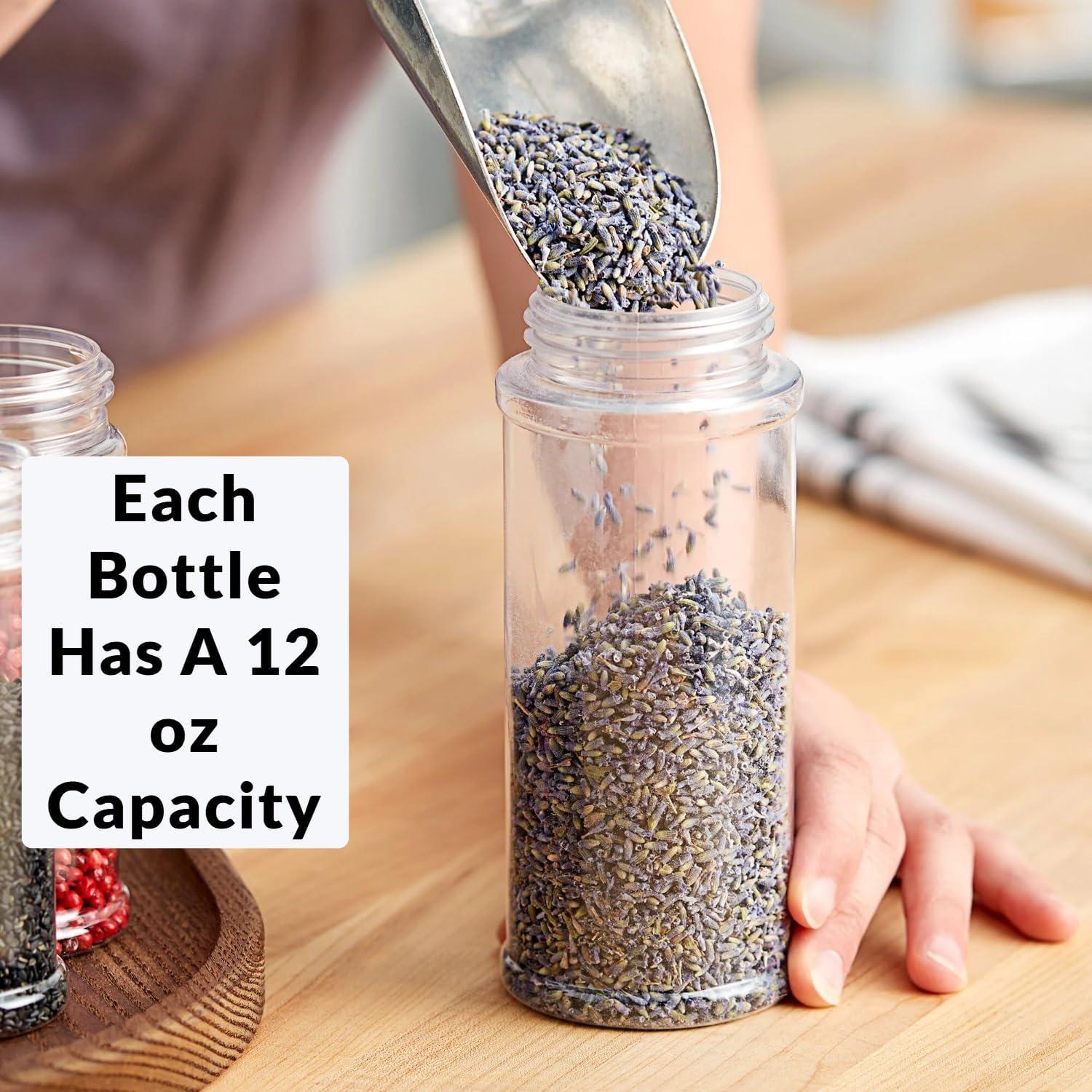 Set de 3 Botellas de Especias Skyway 12 OZ - Plástico Claro