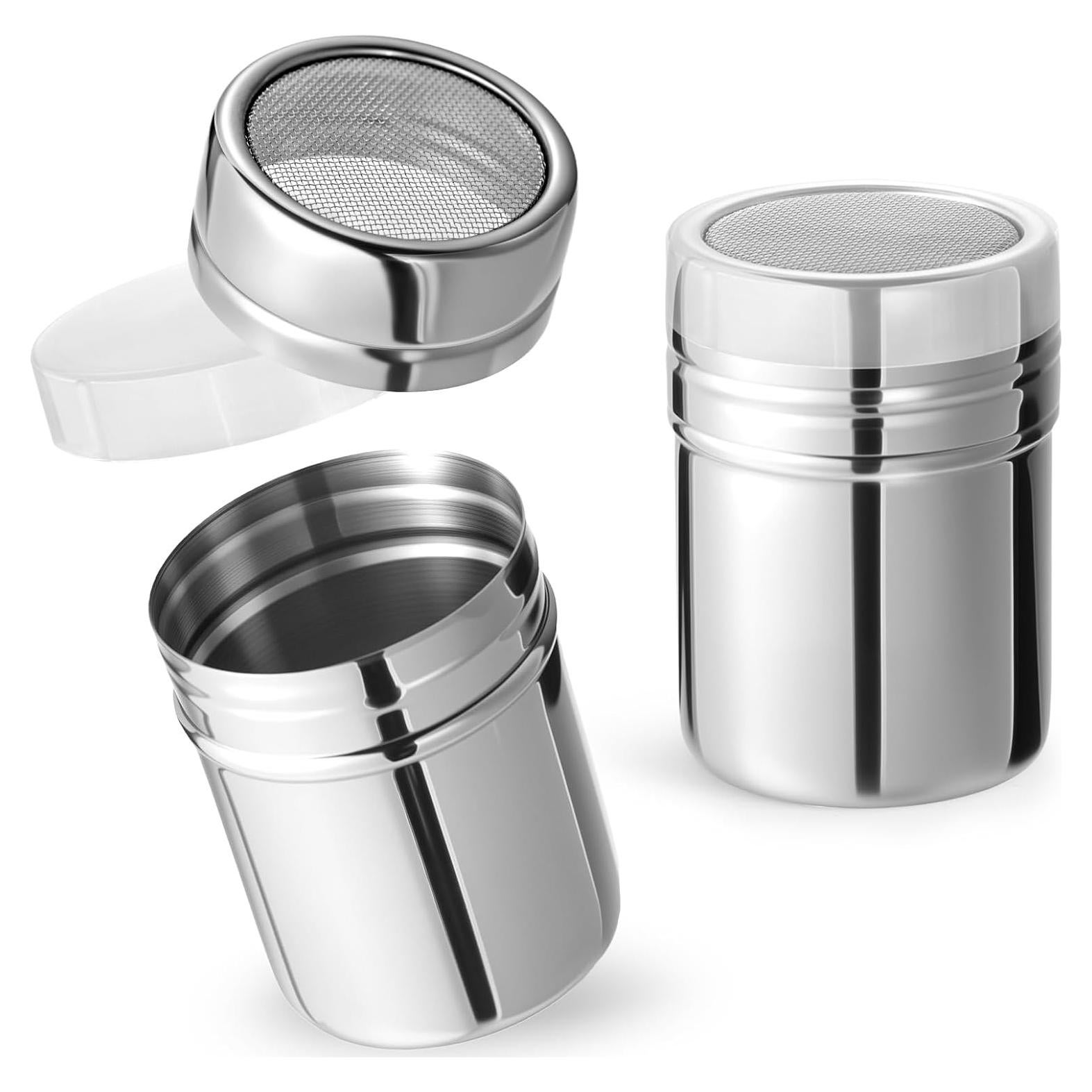 Dispensador de Azúcar en Polvo HANSGO Acero Inoxidable 2 Pcs