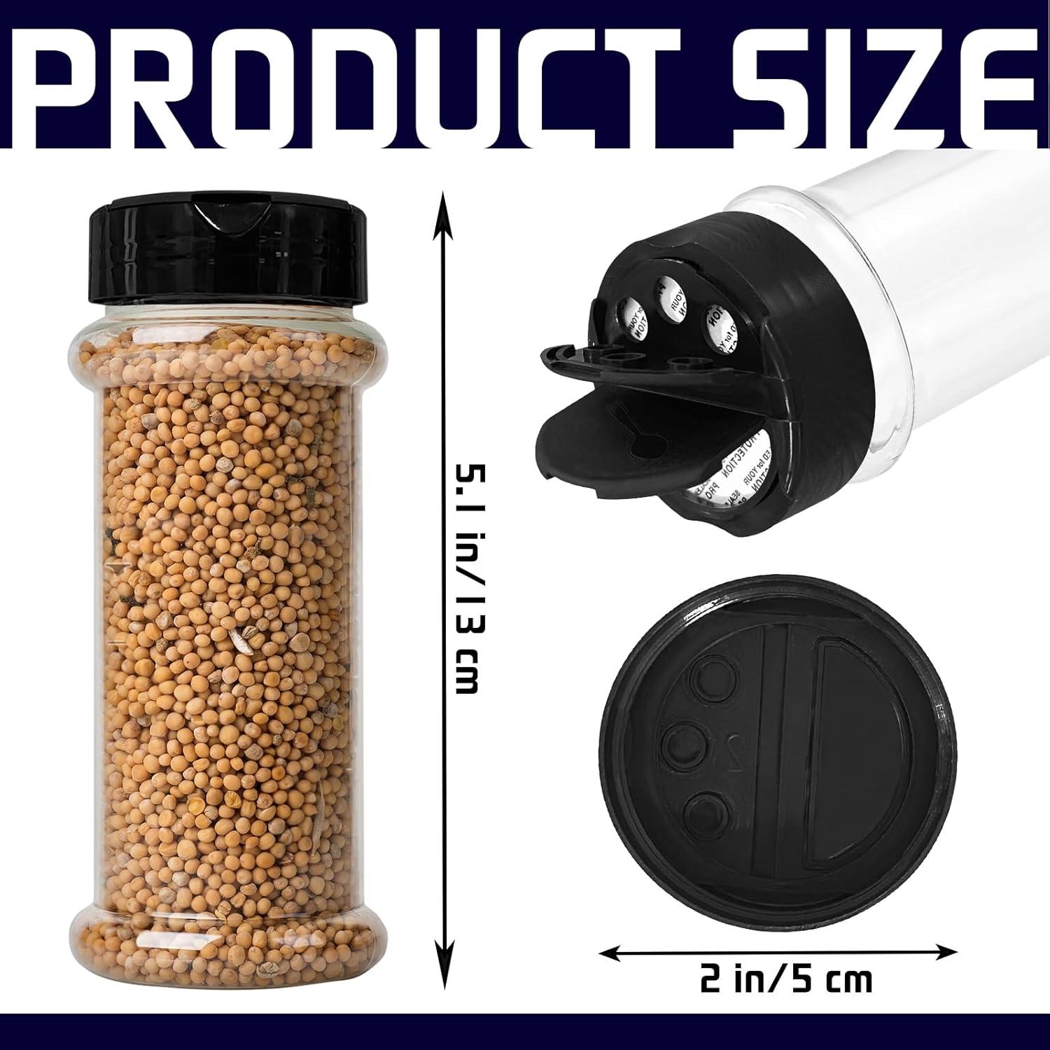 Paquete de 8 Botellas de Plástico OJYUDD 170 ml Redondas