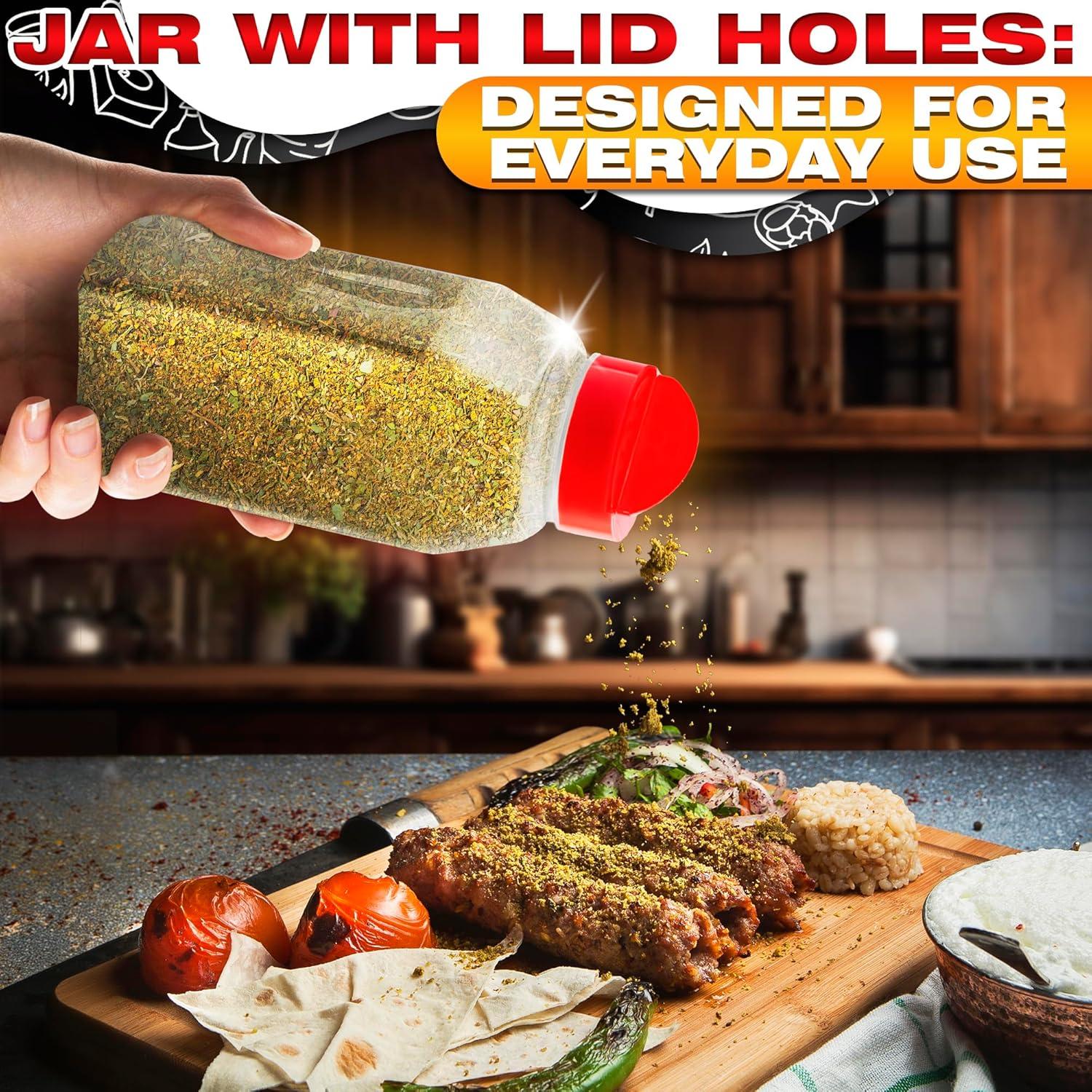 2 Tarros de Almacenamiento de Especias Reluen 946ml con Tapas