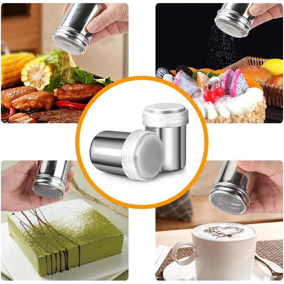 Shaker Duster Accmor 2 Pack Acero Inoxidable 198g