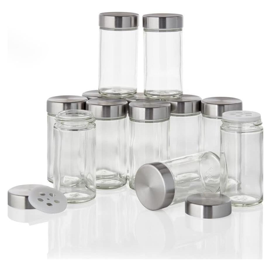 Tarros Reutilizables Kamenstein 85 ml con Tapas Herméticas 12 Pk