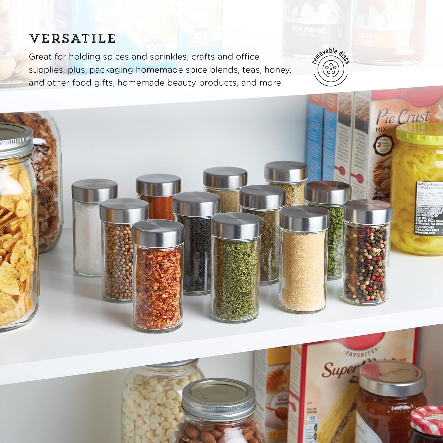 Tarros Reutilizables Kamenstein 85 ml con Tapas Herméticas 12 Pk