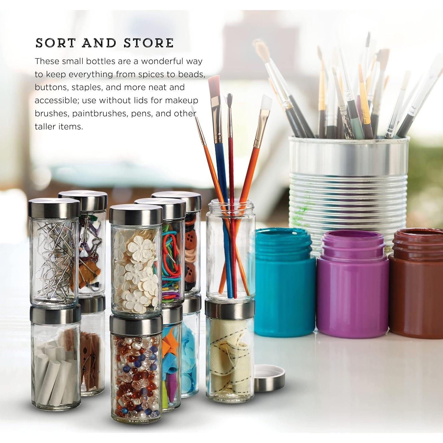 Tarros Reutilizables Kamenstein 85 ml con Tapas Herméticas 12 Pk