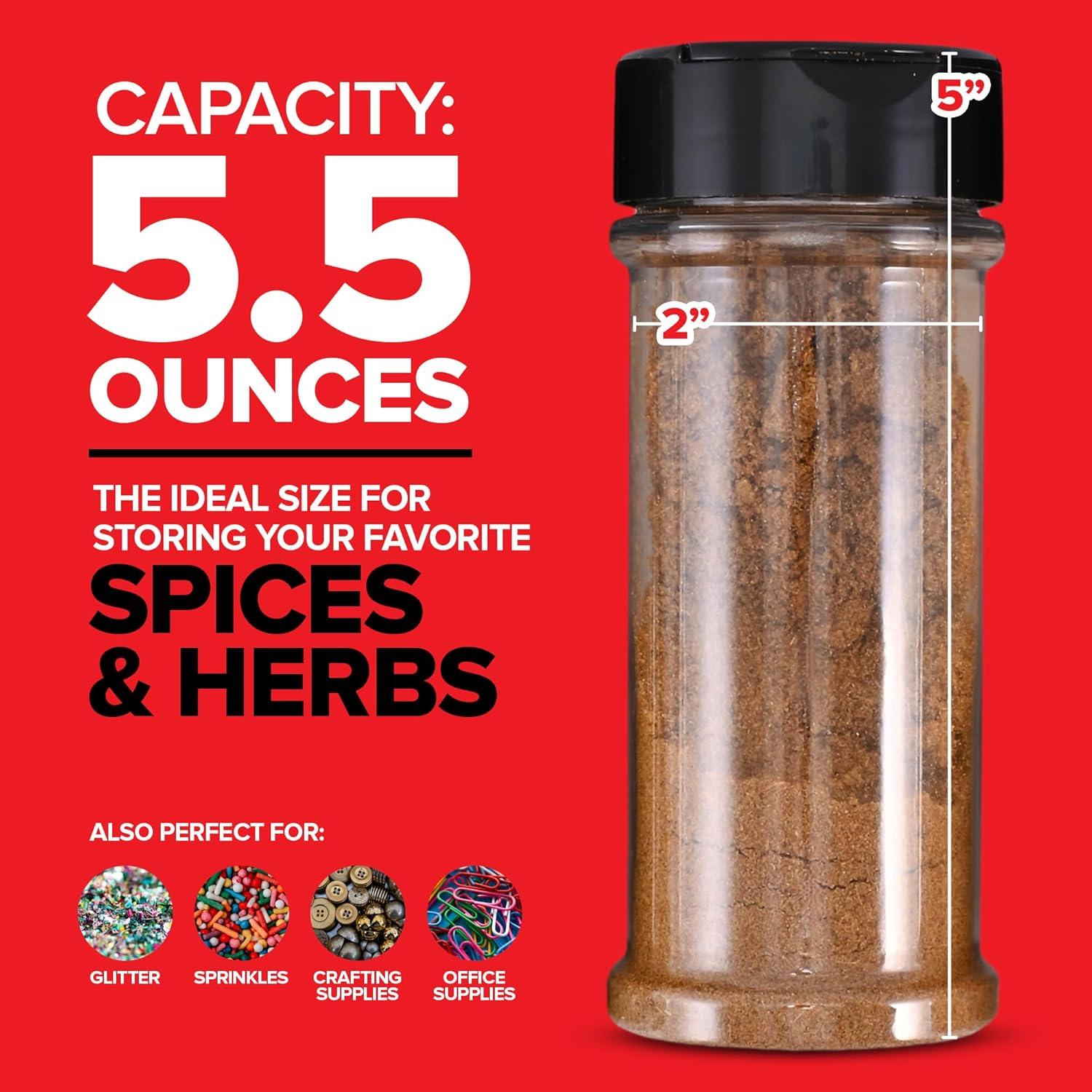 Paquete de 6 frascos de especias Stock Your Home 155ml