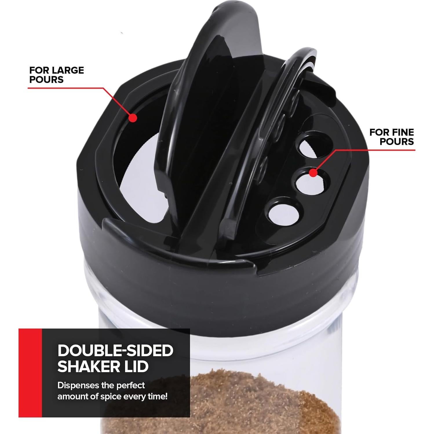 Paquete de 6 frascos de especias Stock Your Home 155ml