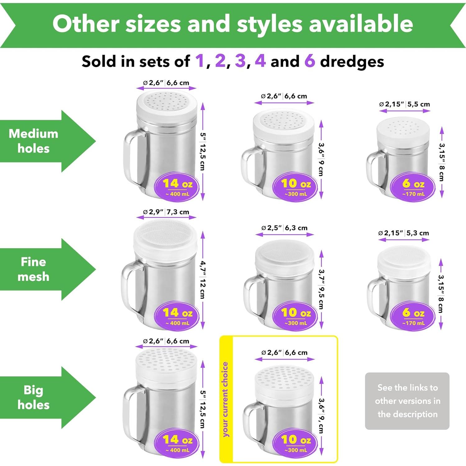 Molde para Queso Parmesano CUSINIUM 10oz Acero Inoxidable - 2 Piezas