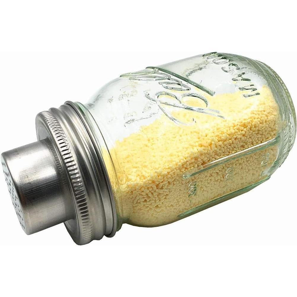 2 Tapas de Frascos Mason HDCBMCDDM-US con Colador Acero Inoxidable