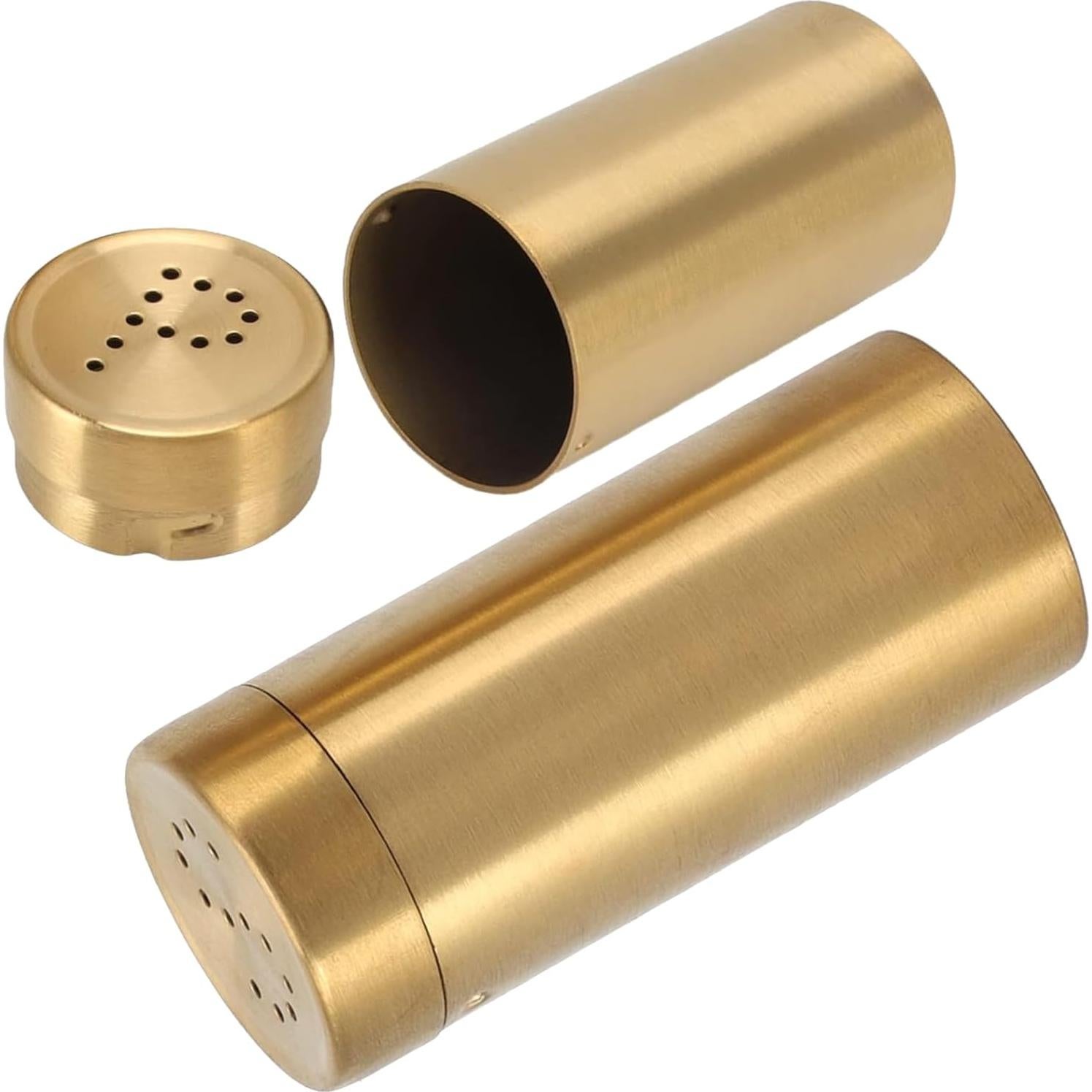 Tarros de Especias Dorados Nwstar de Acero Inoxidable 100ml - 2 Pcs