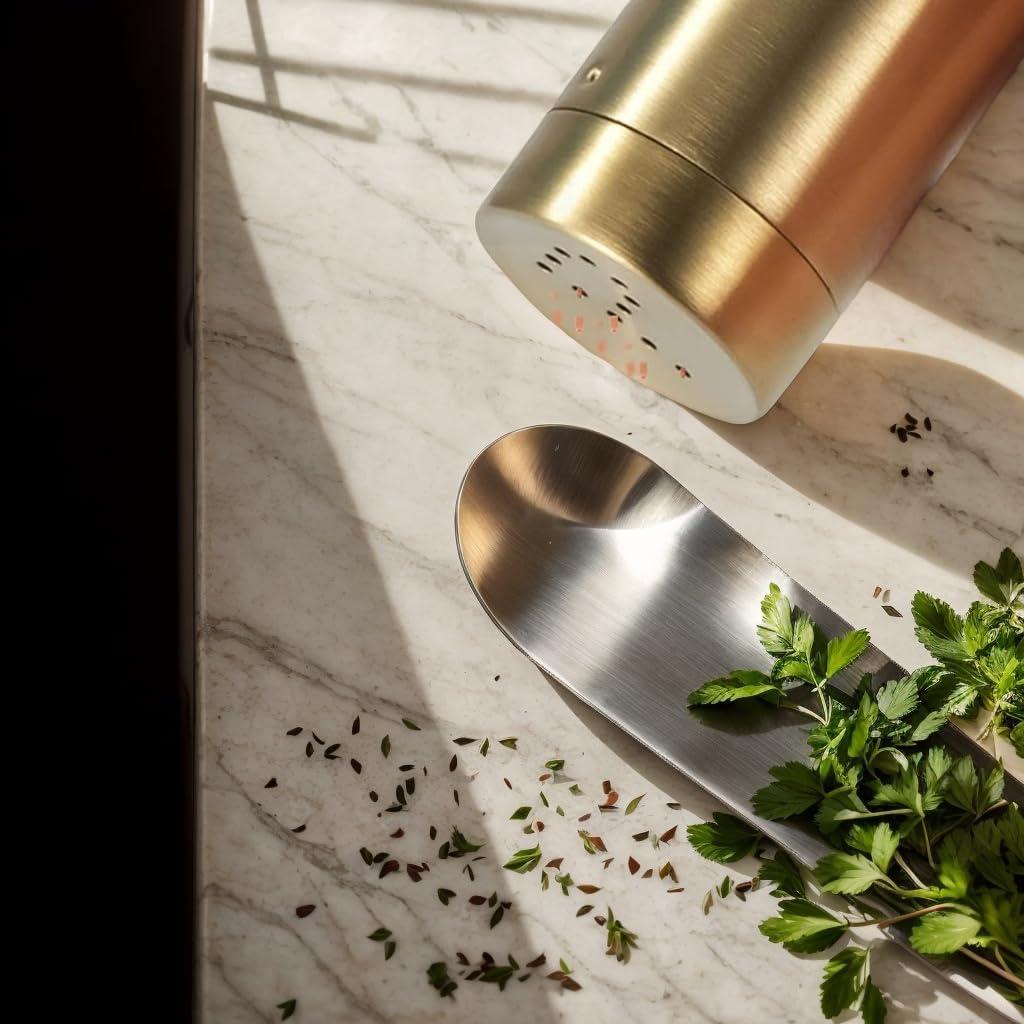 Tarros de Especias Dorados Nwstar de Acero Inoxidable 100ml - 2 Pcs