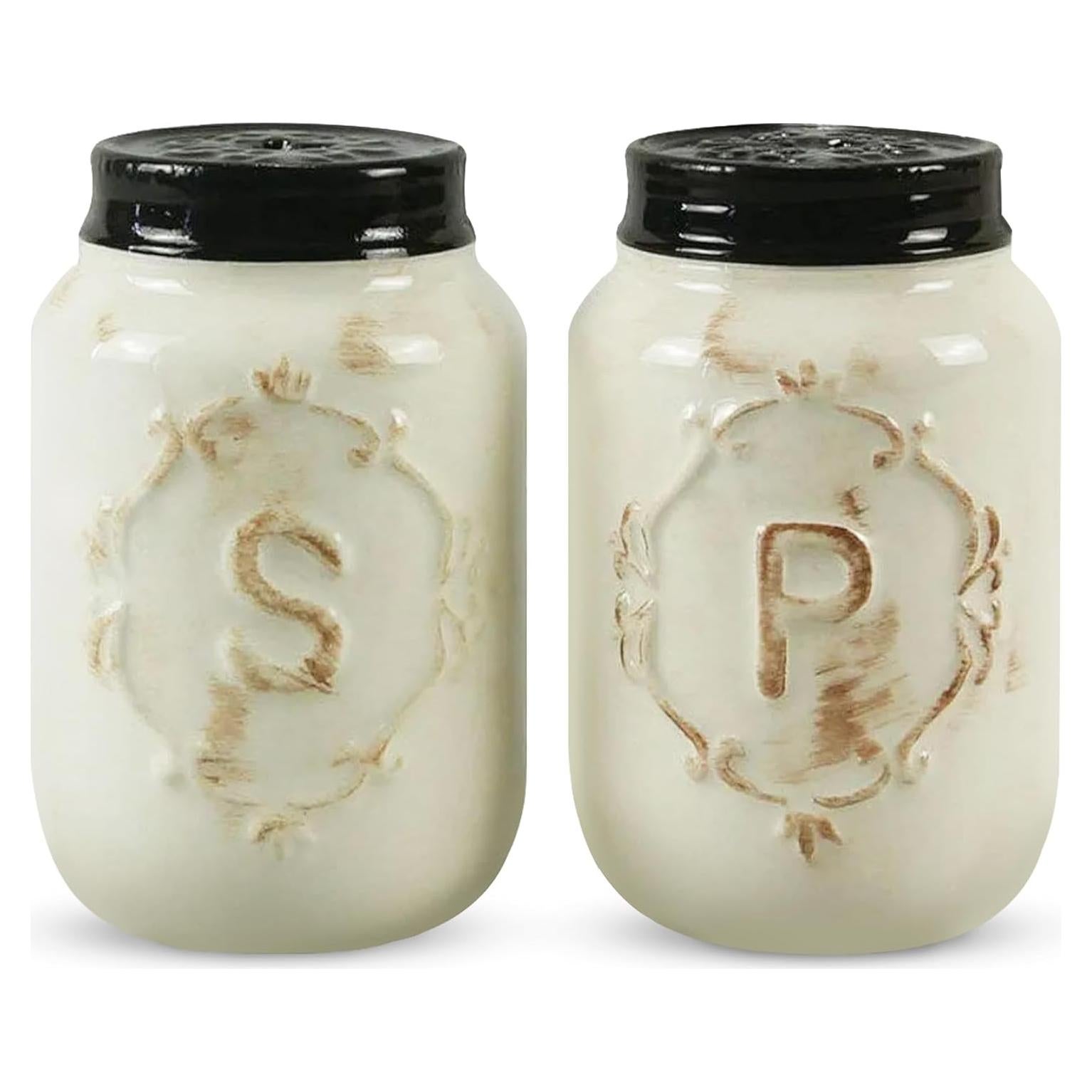 Juego de Salero y Pimentero Cerámica Young's Inc 2 Pcs