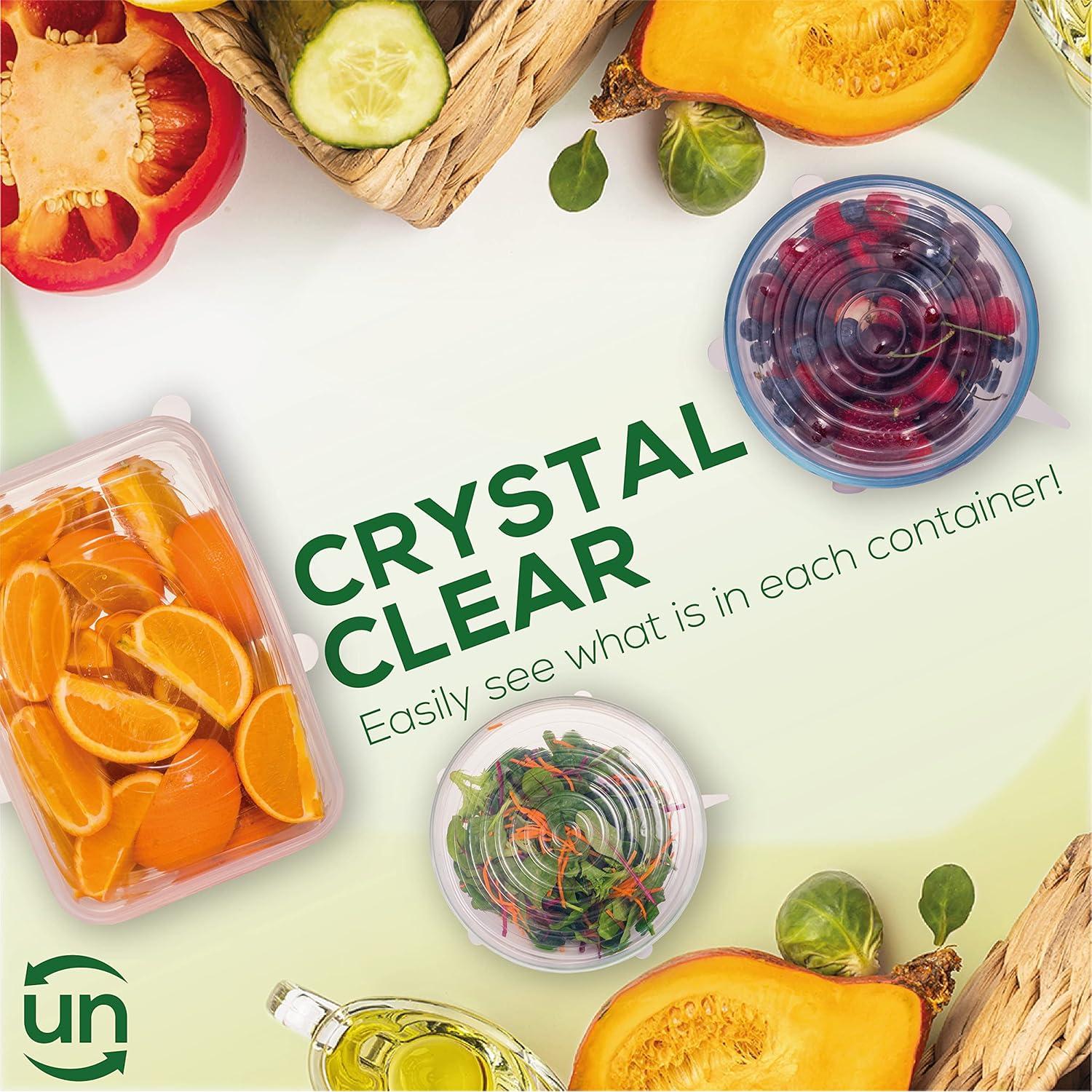 Tapas de Silicona Reutilizables Unwasted - Paquete de 7