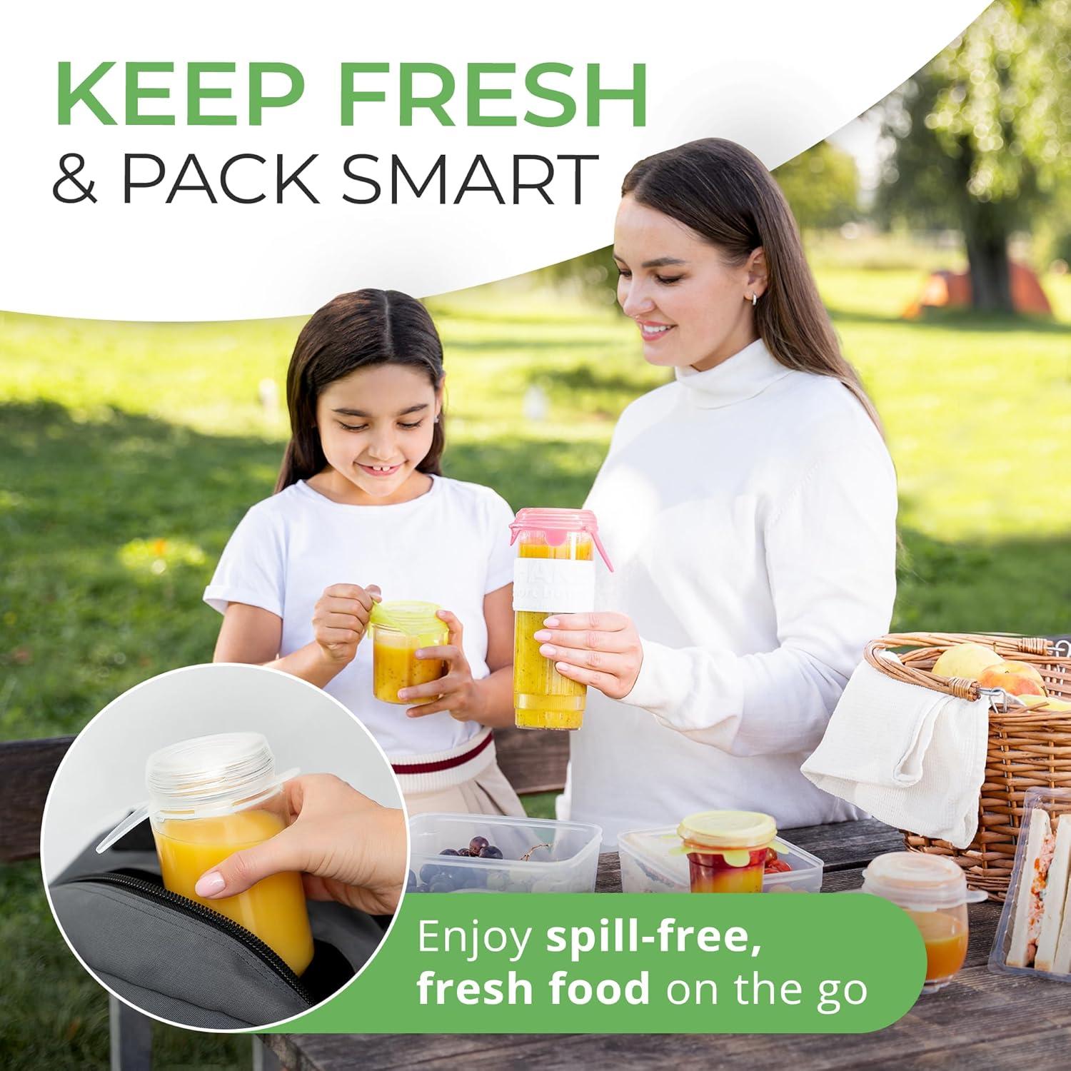 Tapa de Silicona Orblue 6 Piezas 6.6 a 8.9 cm Transparente