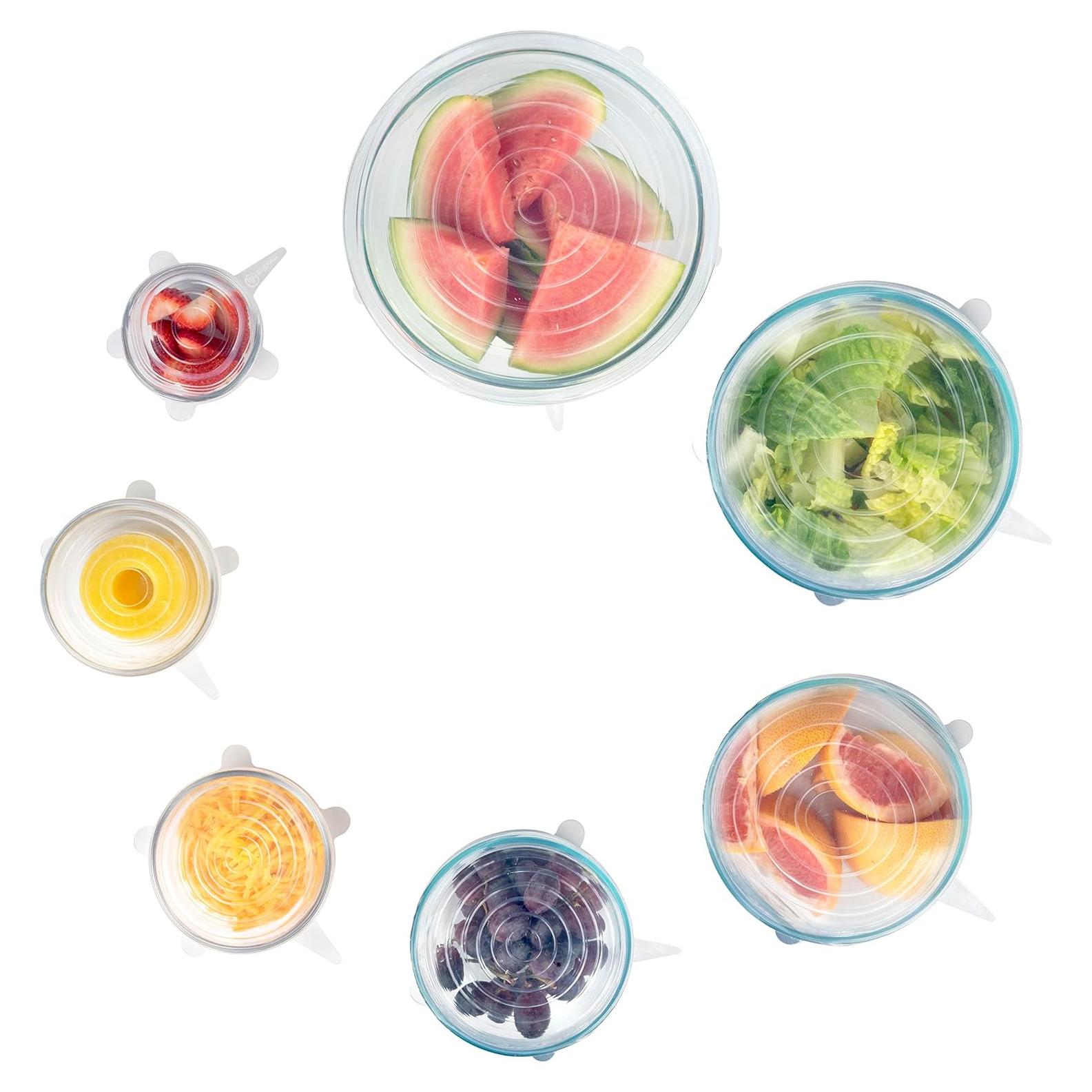 Tapas de Silicona Modfamily - Paquete de 7, XL, Reutilizables