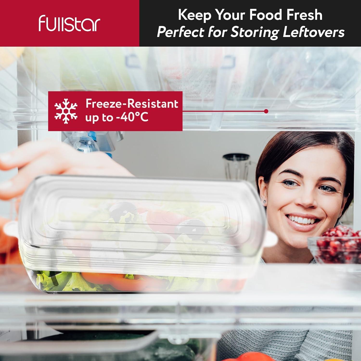 Tapas de Silicona Stretch Fullstar - Paquete de 2 para Picadoras