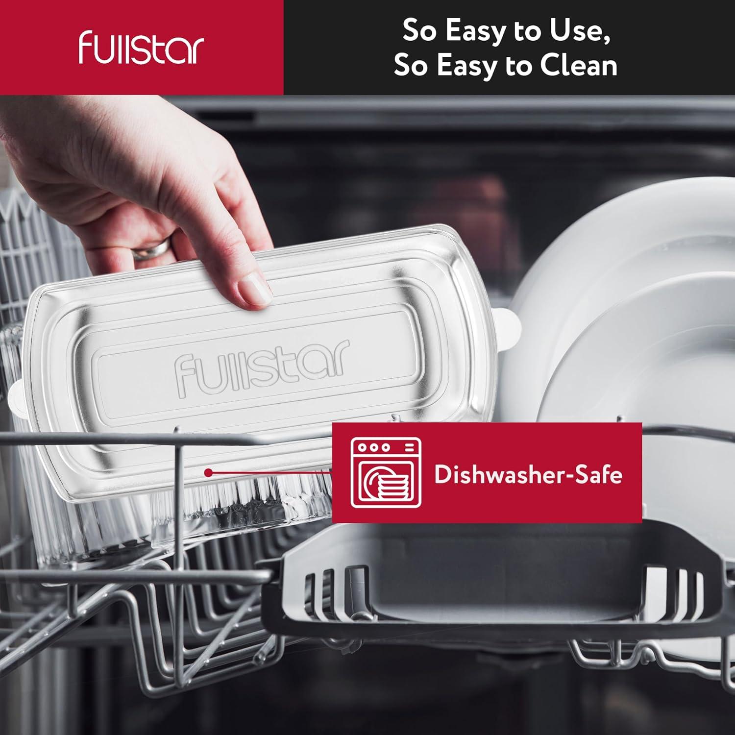 Tapas de Silicona Stretch Fullstar - Paquete de 2 para Picadoras