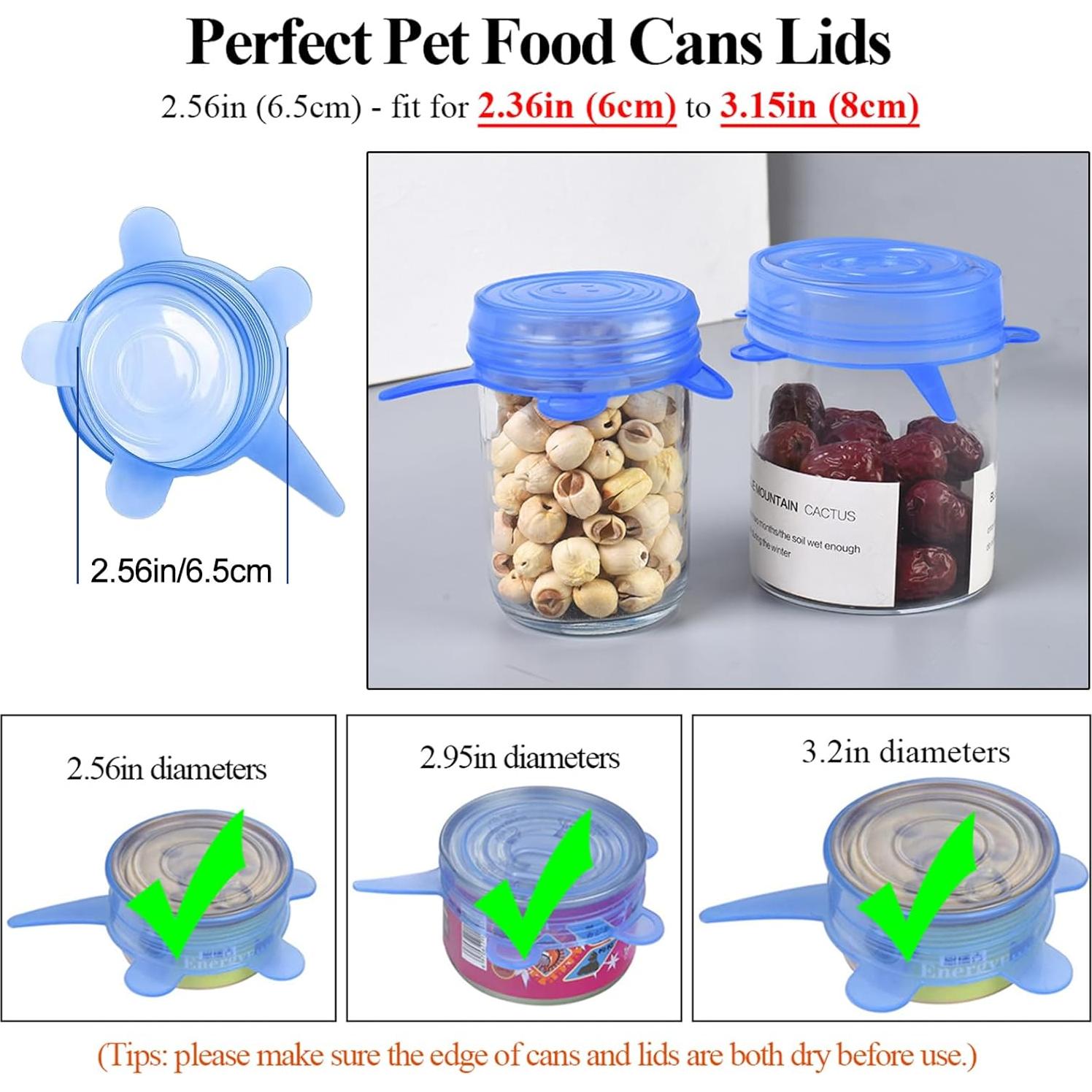 Tapa de Silicona Reutilizable Adpartner para Latas - 10 Piezas