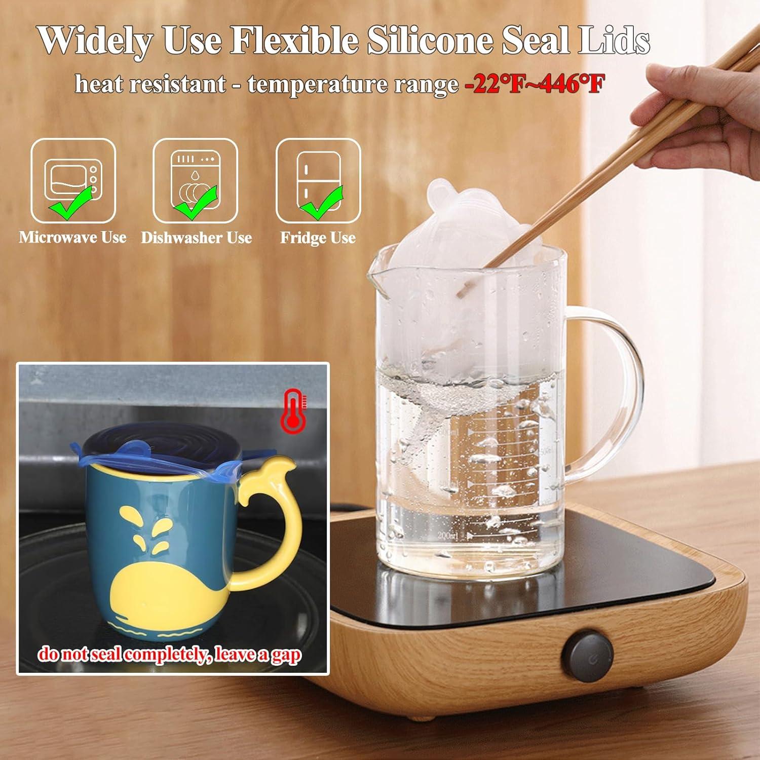 Tapa de Silicona Reutilizable Adpartner para Latas - 10 Piezas