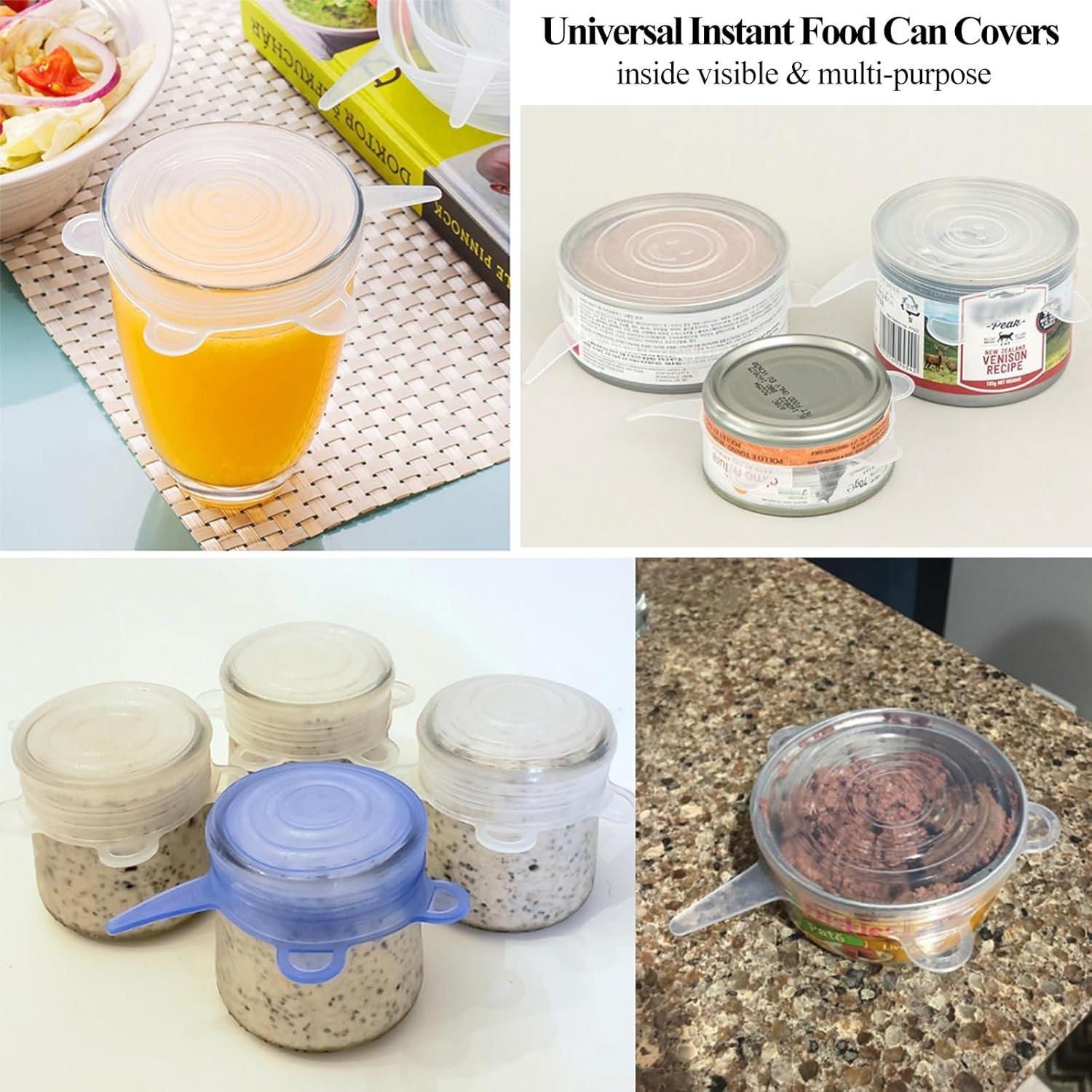 Tapa de Silicona Reutilizable Adpartner para Latas - 10 Piezas