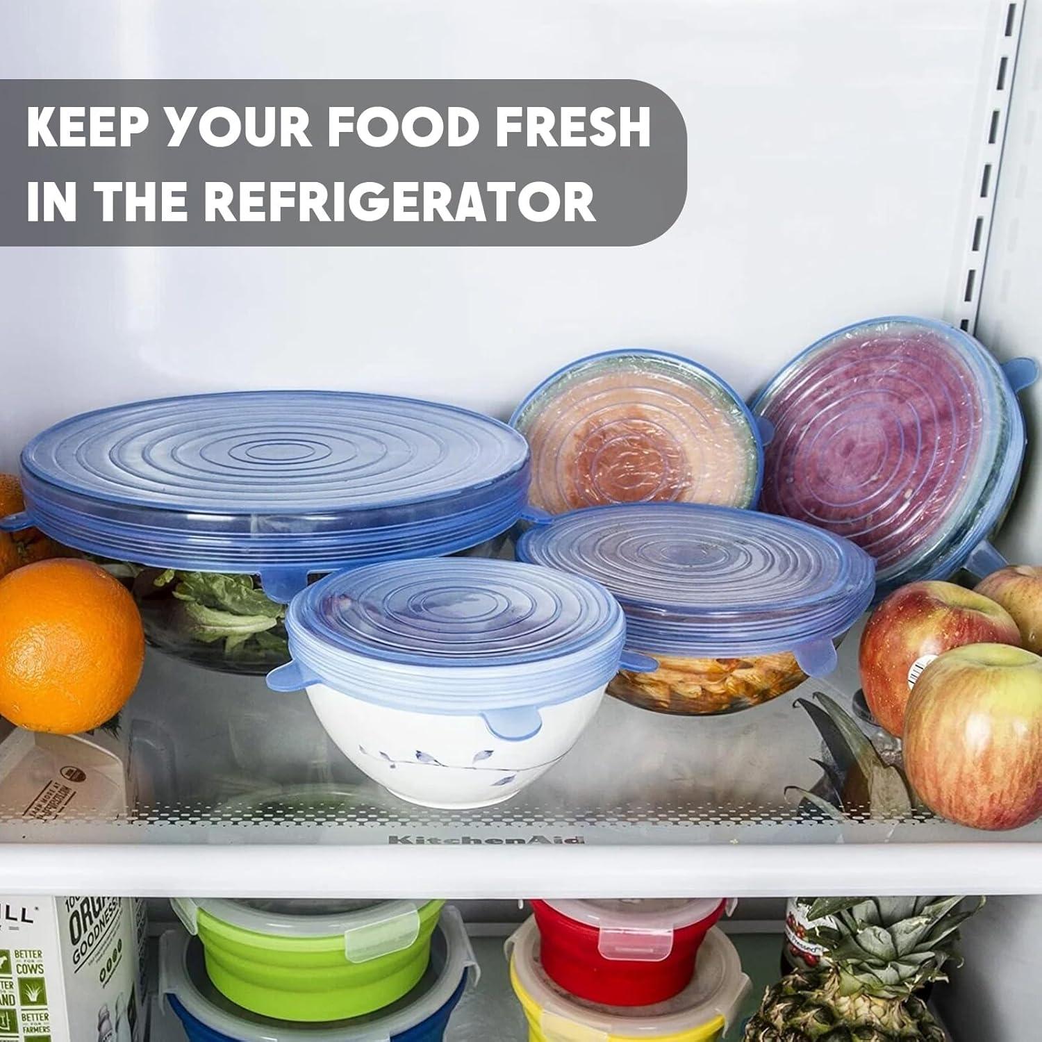 12 Tapas de Silicona Reutilizables GRITOSE para Alimentos