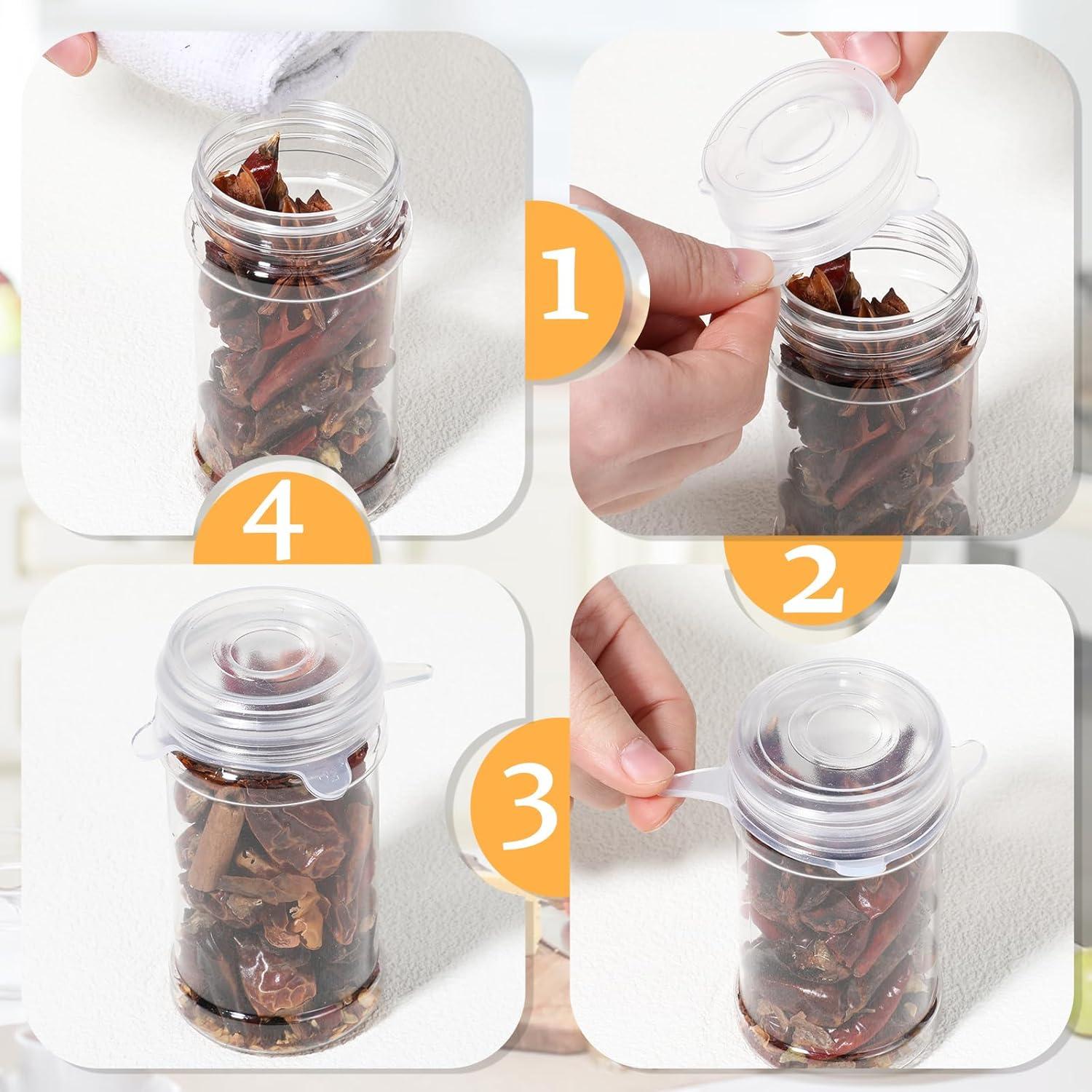 8 Tapas de Silicona Reutilizables Qianyu para Alimentos Frescos