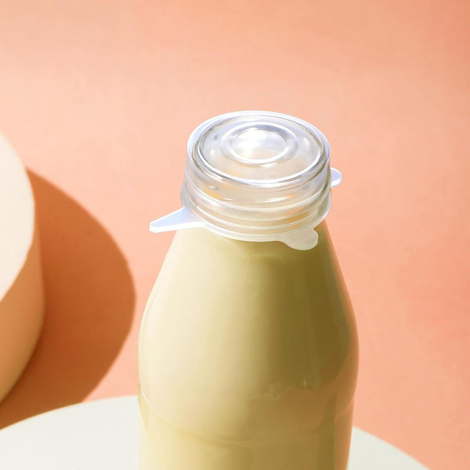 6 Tapas de Silicona Reutilizables SynHHergyx para Tarros 3-6 cm